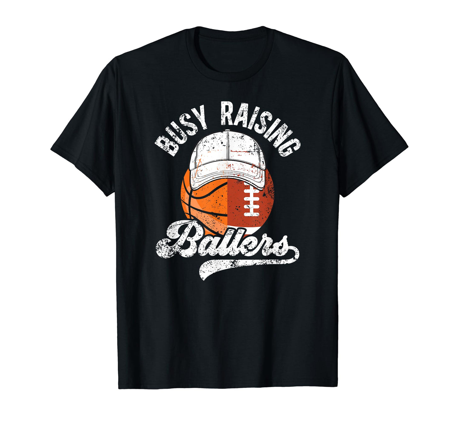 Busy Raising Ballers Basketball T-Shirt - Minimalist Print Men Women - T-Shirt, Sweatshirt, Hoodie