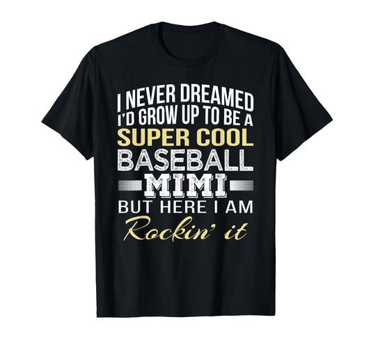 Baseball Mimi Gift T-Shirt - Trendy Graphic for Adults - T-Shirt, Sweatshirt, Hoodie