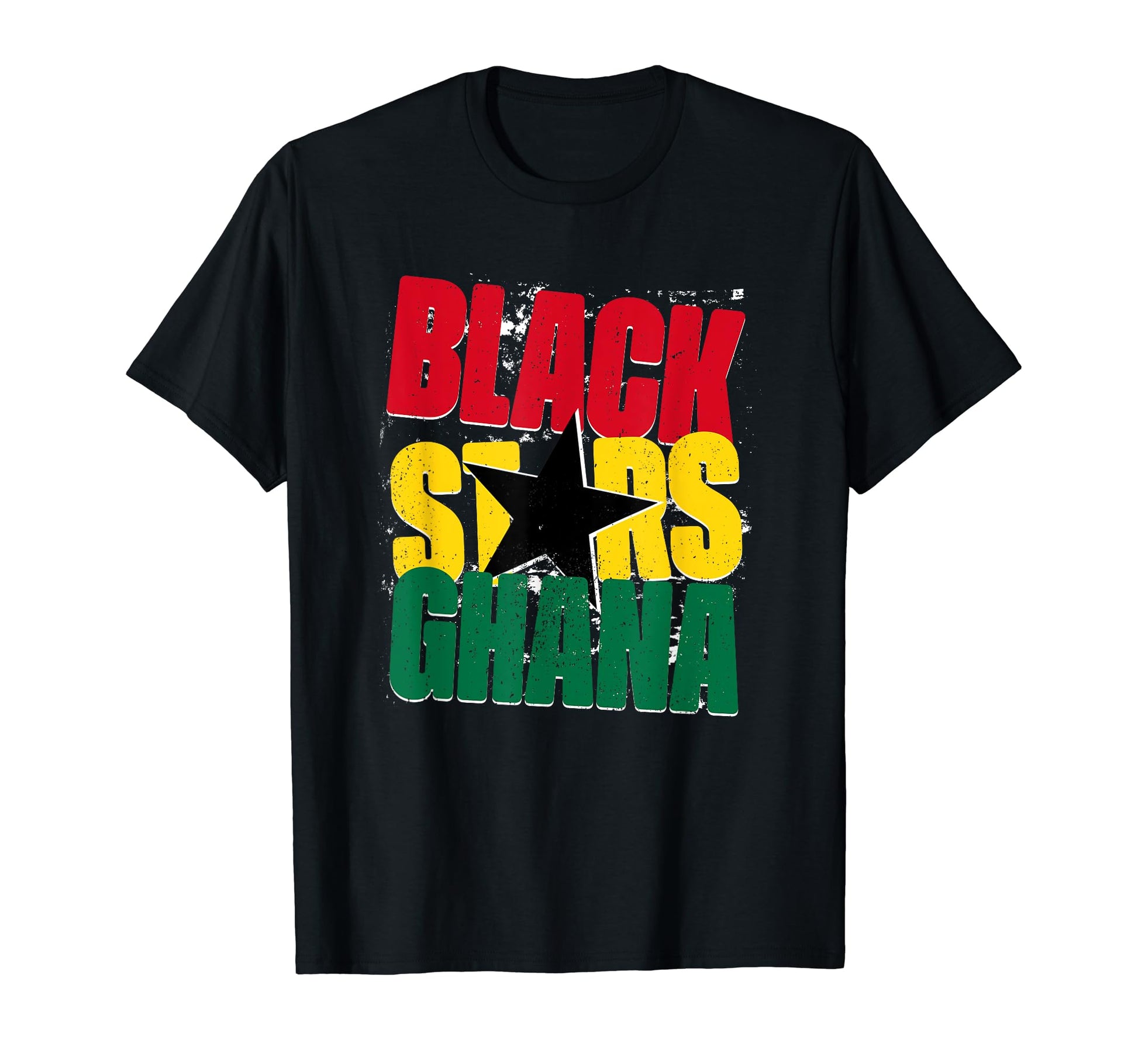 Black Stars Ghana Funny African Soccer T-Shirt - Unique Graphic Men Women - T-Shirt, Sweatshirt, Hoodie