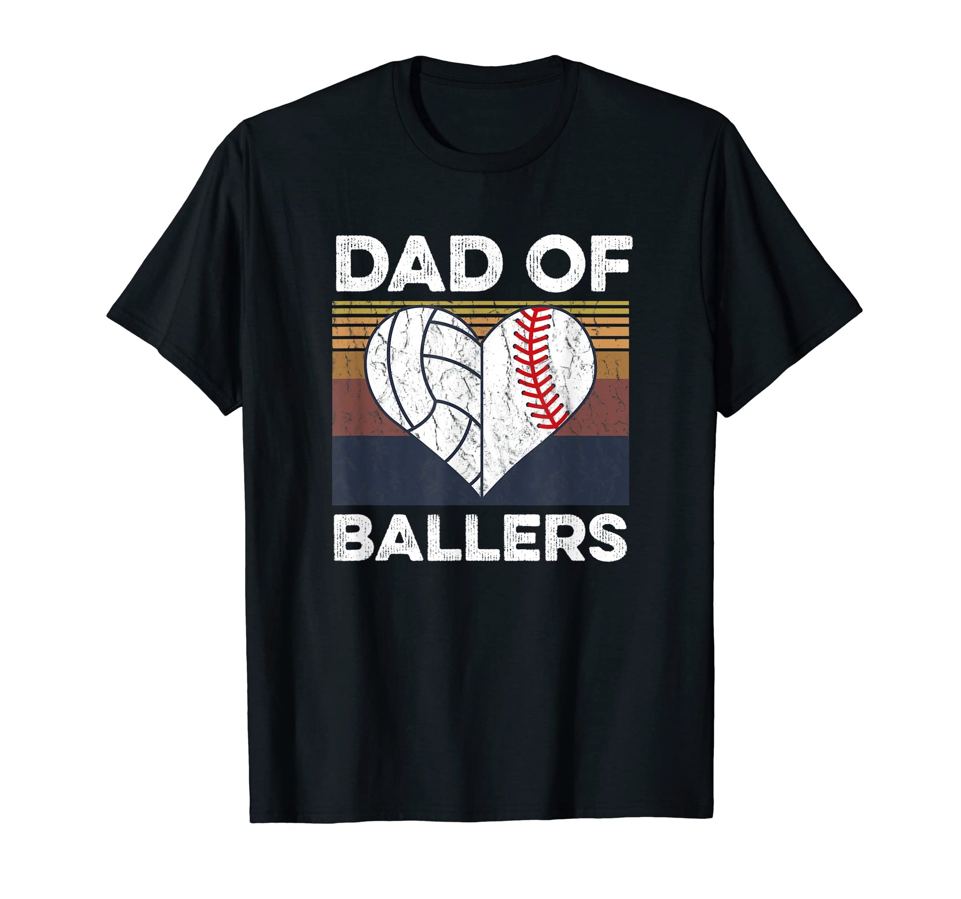 Mens Dad Ballers Dad Ballers T-Shirt - Unique Graphic for Adults - T-Shirt, Sweatshirt, Hoodie