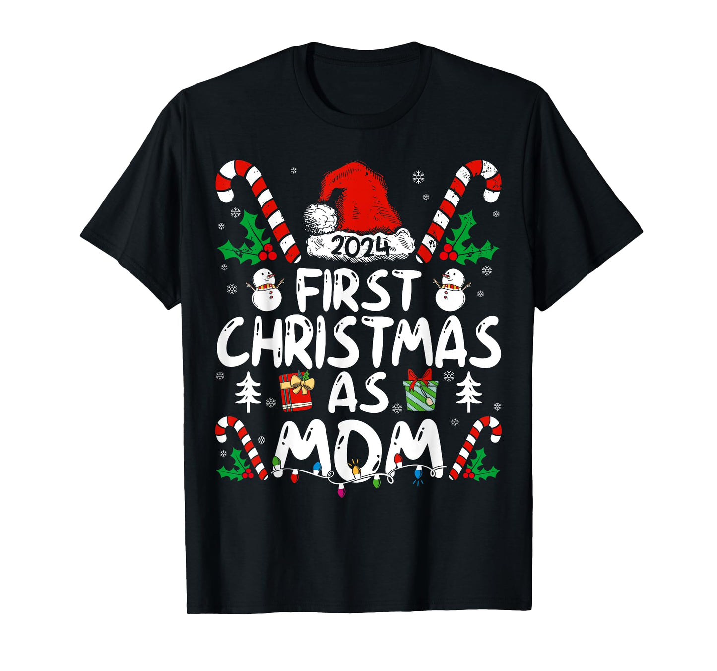 First As Mom 2024 Family Matching New T-Shirt - Minimalist Print Men Women - T-Shirt, Sweatshirt, Hoodie