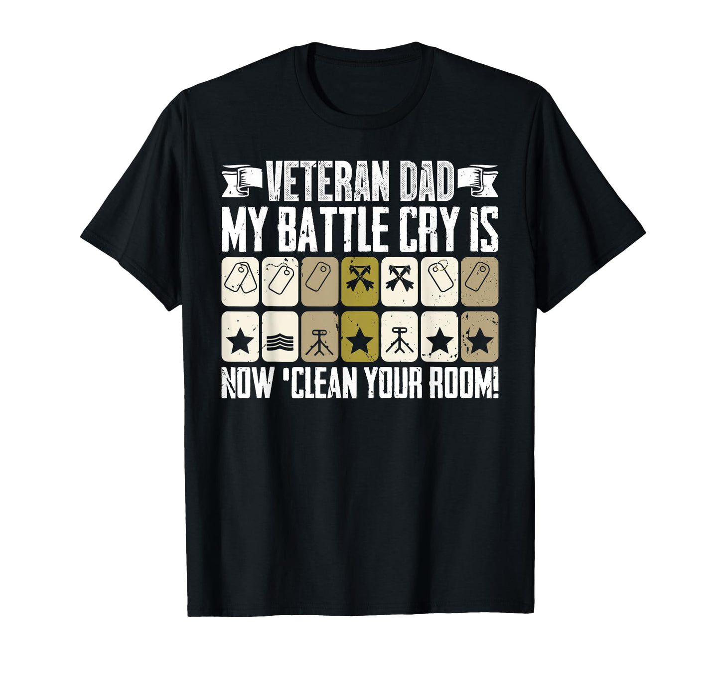 My Battle Cry Is Now Clean Your Room T-Shirt - Graphic Print for Adults - T-Shirt, Sweatshirt, Hoodie