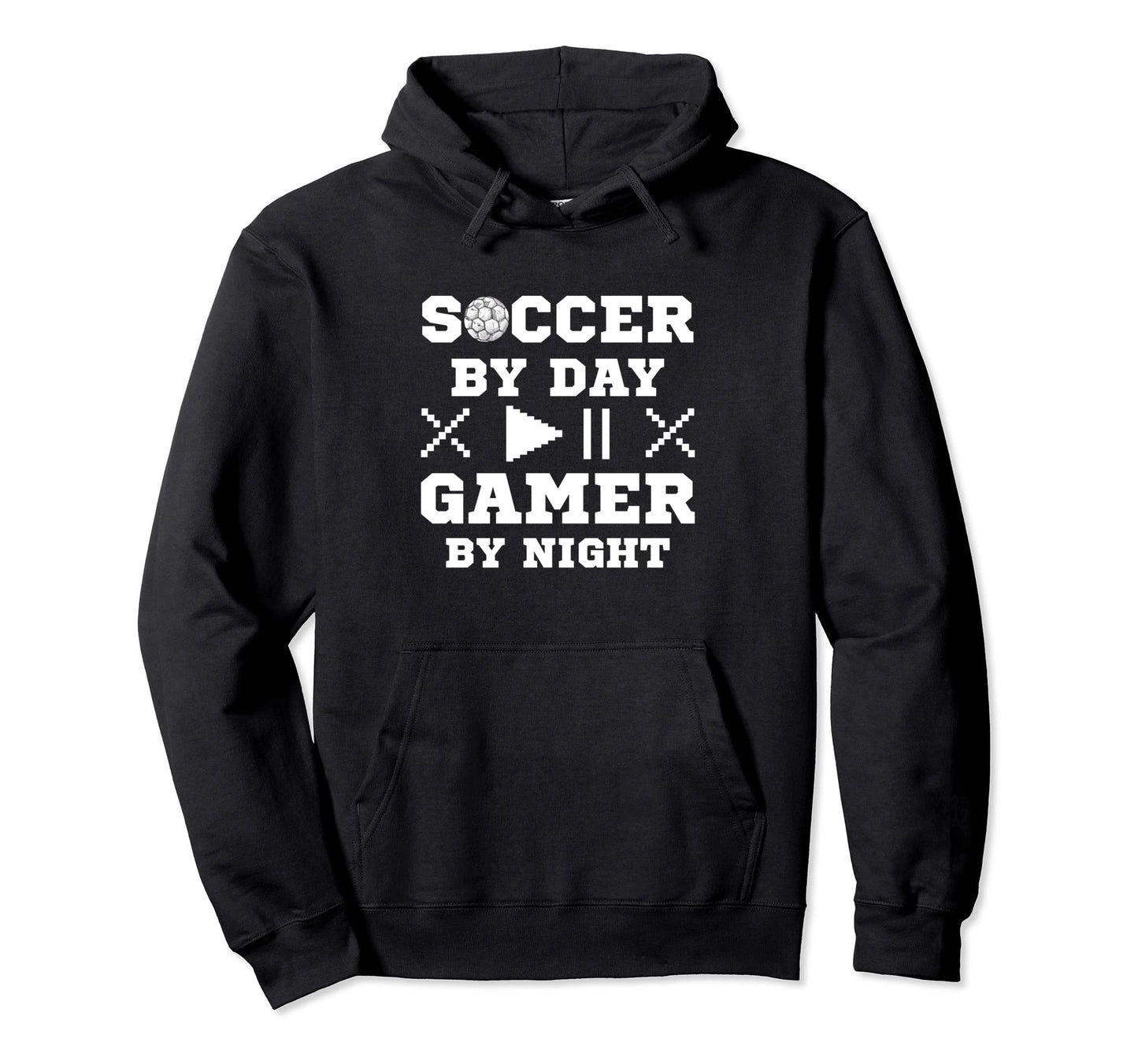 Soccer Day Gamer Night Soccer Hoodie - Casual Everyday Wear for Adults - T-Shirt, Sweatshirt, Hoodie