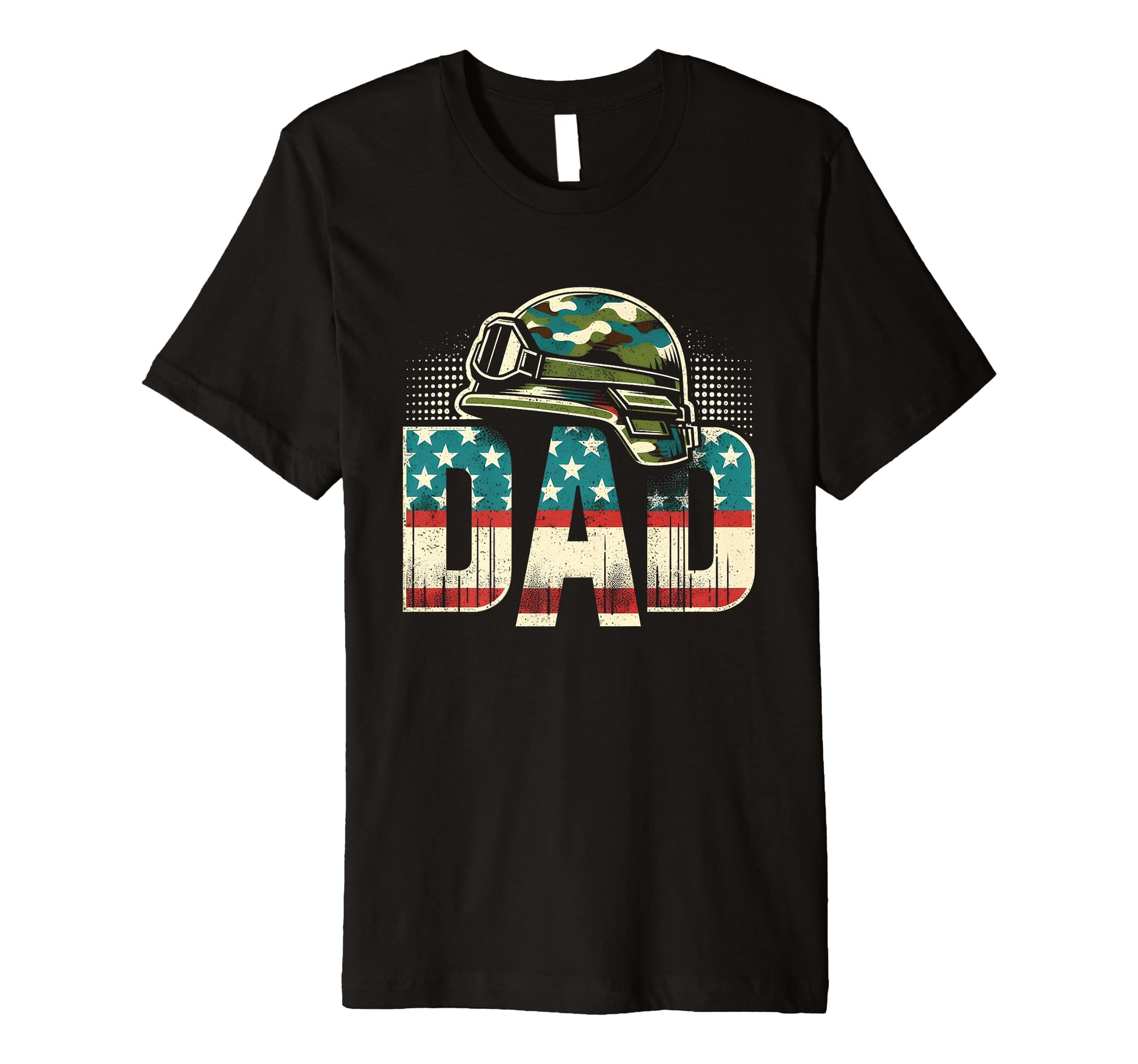 Mens Military Dad Patriotic Usa Soldier T-Shirt - Aesthetic Graphic Unisex - T-Shirt, Sweatshirt, Hoodie