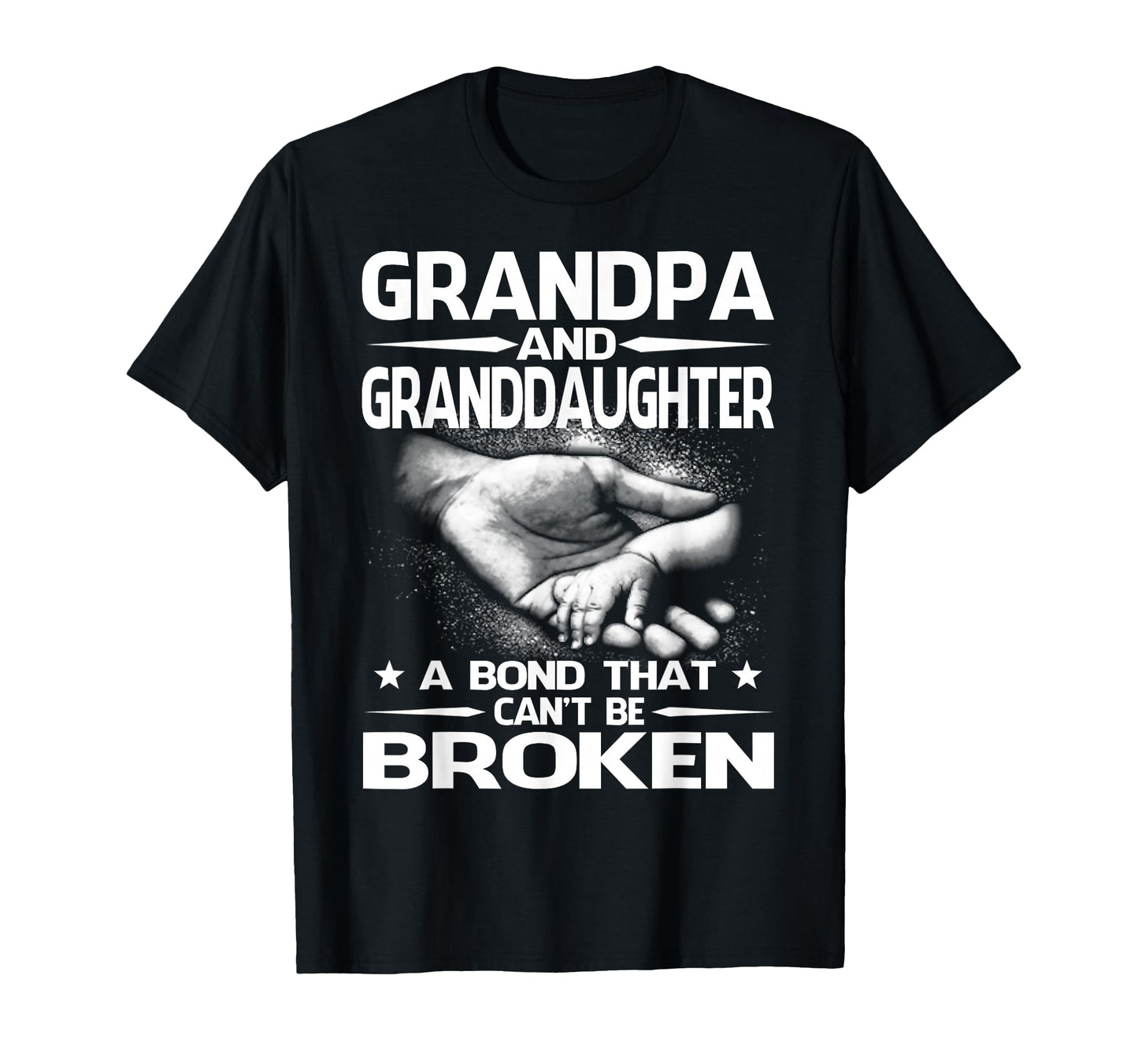 Grandpa And Granddaughter Bond That Cant T-Shirt - Custom Art Print Unisex - T-Shirt, Sweatshirt, Hoodie