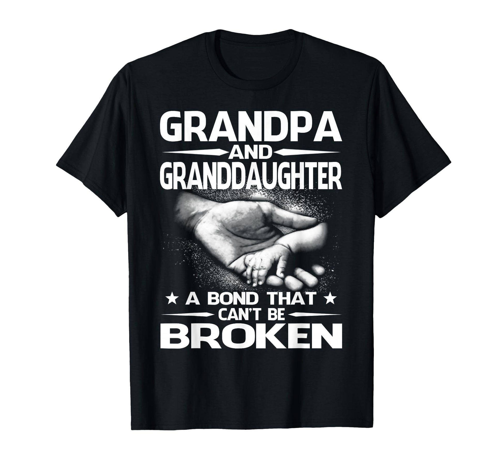 Grandpa And Granddaughter Bond That Cant T-Shirt - Custom Art Print Unisex - T-Shirt, Sweatshirt, Hoodie
