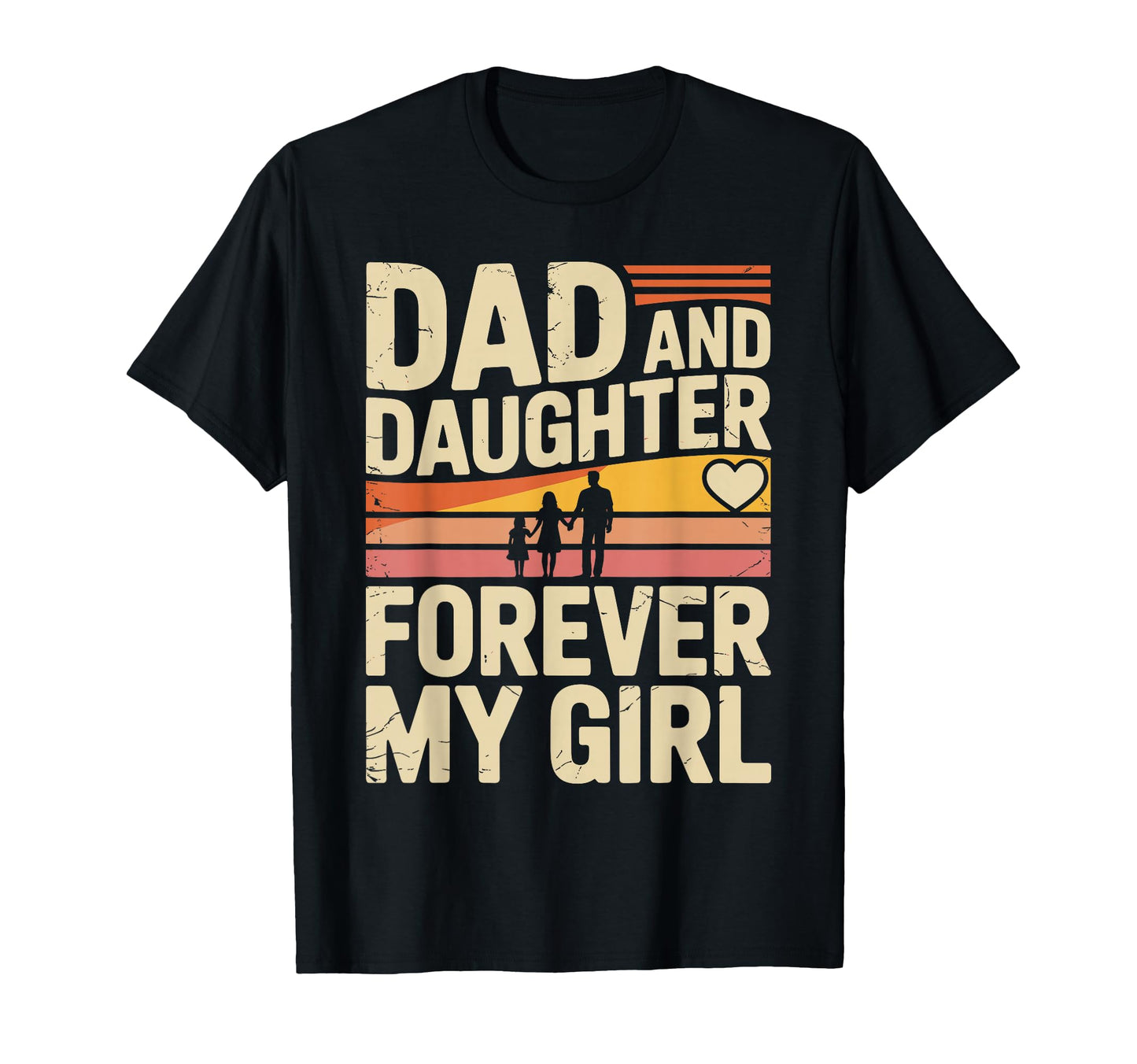Dad And Daughter Forever My Proud Dad T-Shirt - Minimalist Print Unisex - T-Shirt, Sweatshirt, Hoodie