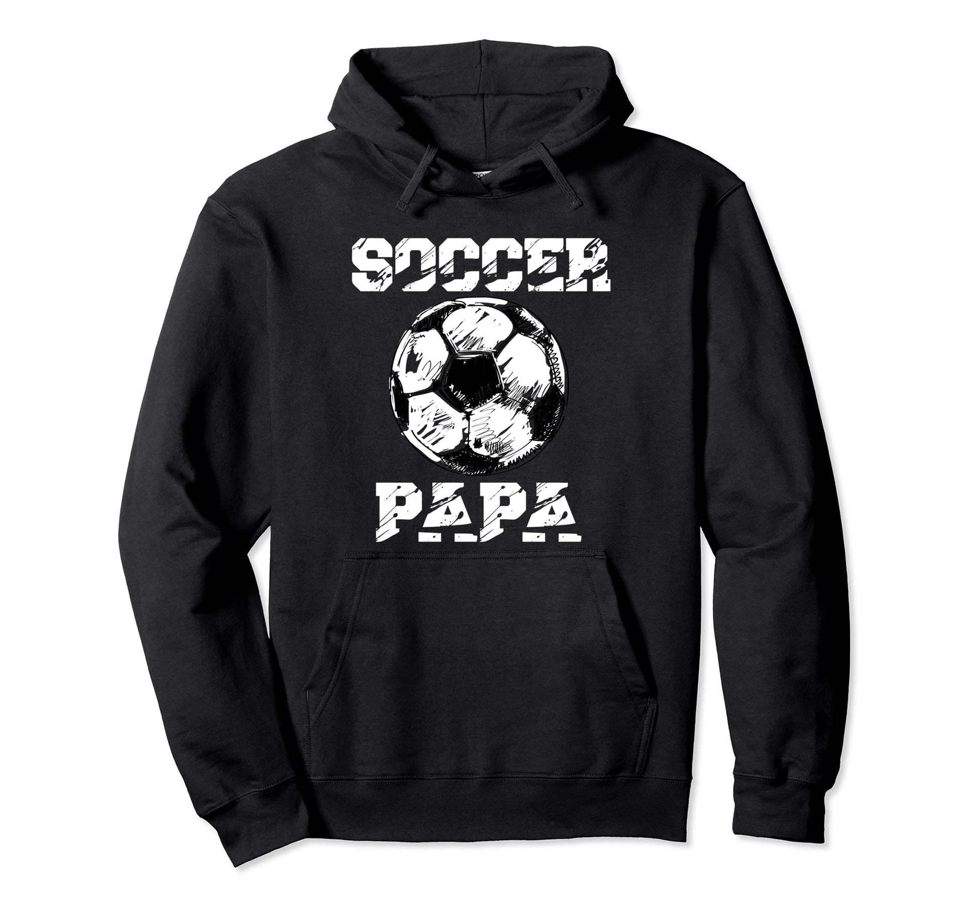 Soccer Papa Funny Soccer Player Papa Hoodie - Streetwear Style for Adults - T-Shirt, Sweatshirt, Hoodie