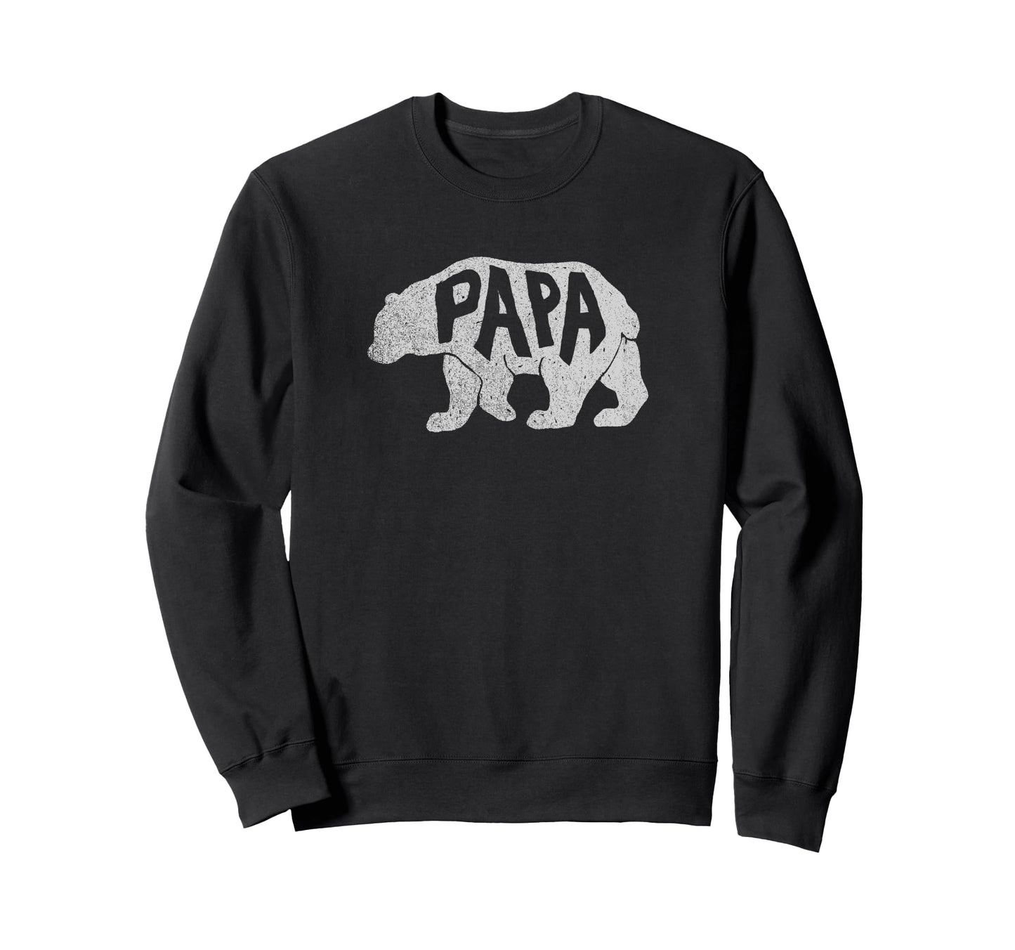 Fathers Day Papa Bear Silhouette And Sweatshirt - Streetwear Style Unisex - T-Shirt, Sweatshirt, Hoodie