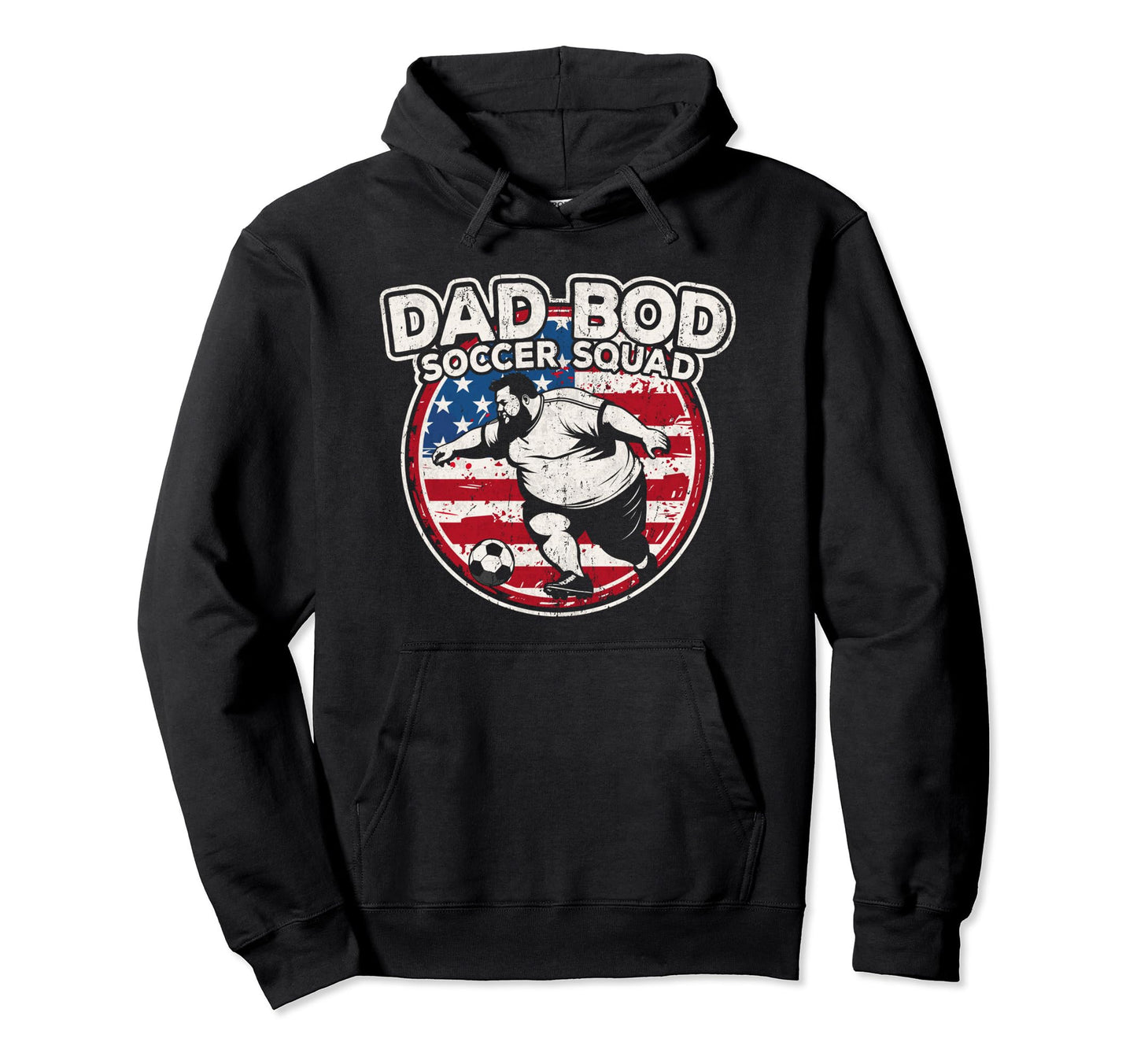 Dad Bod Soccer Squad Soccer Dad Us Hoodie - Aesthetic Graphic for Adults - T-Shirt, Sweatshirt, Hoodie