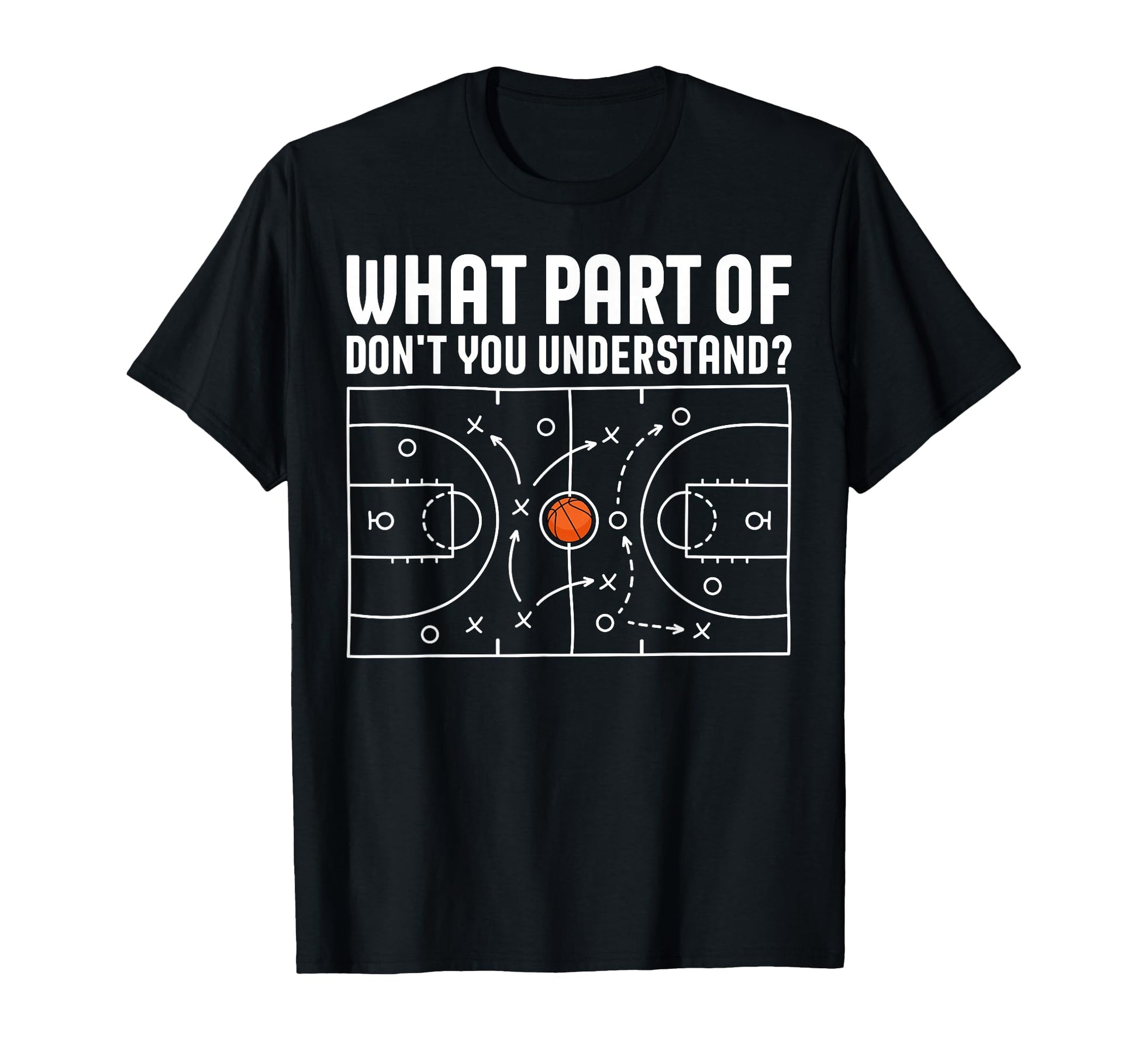 What Part Basketball Dont You T-Shirt - Novelty Apparel Men Women - T-Shirt, Sweatshirt, Hoodie