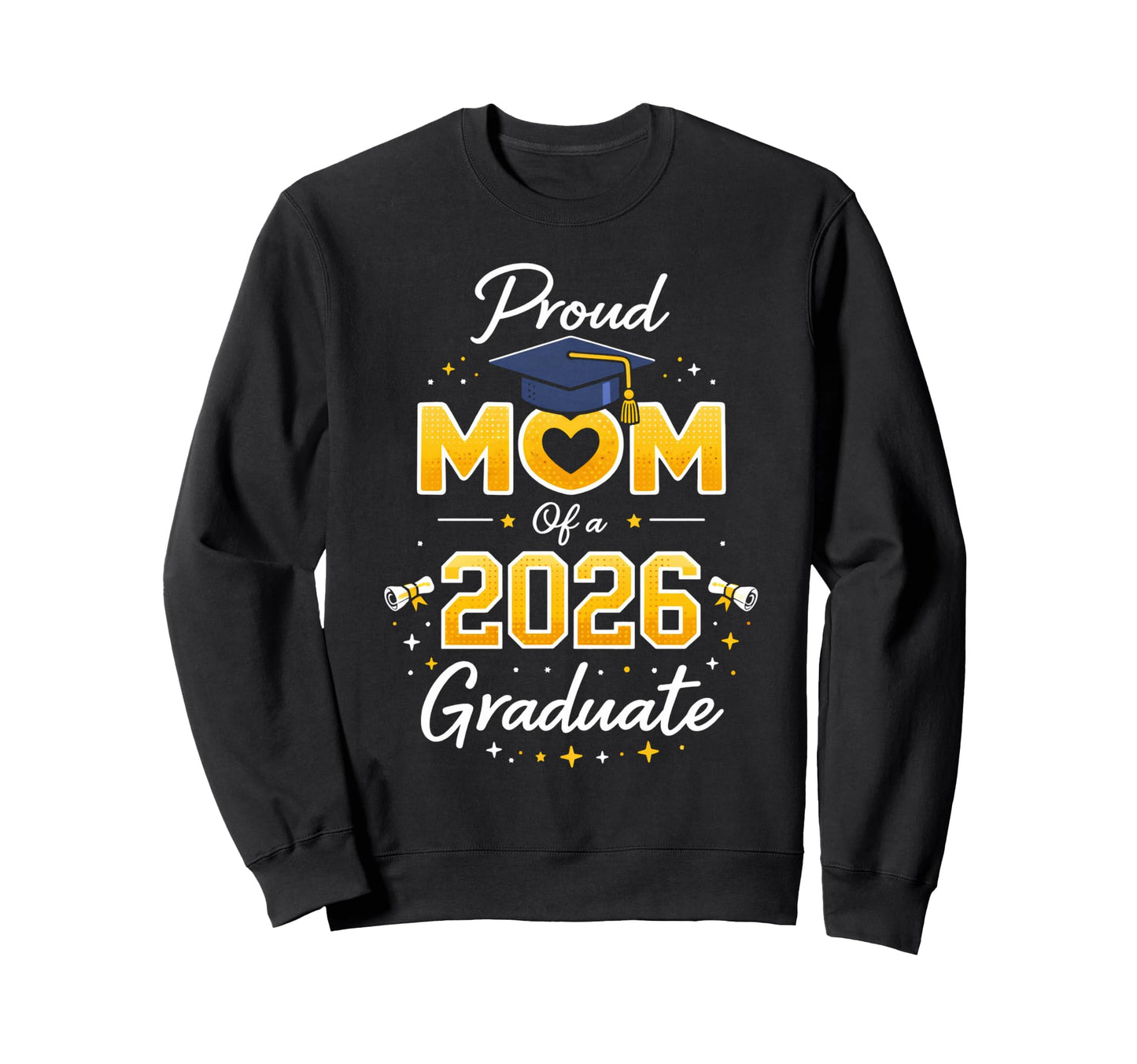 Senior Graduation School Class 2026 Sweatshirt - Trendy Graphic for Adults - T-Shirt, Sweatshirt, Hoodie