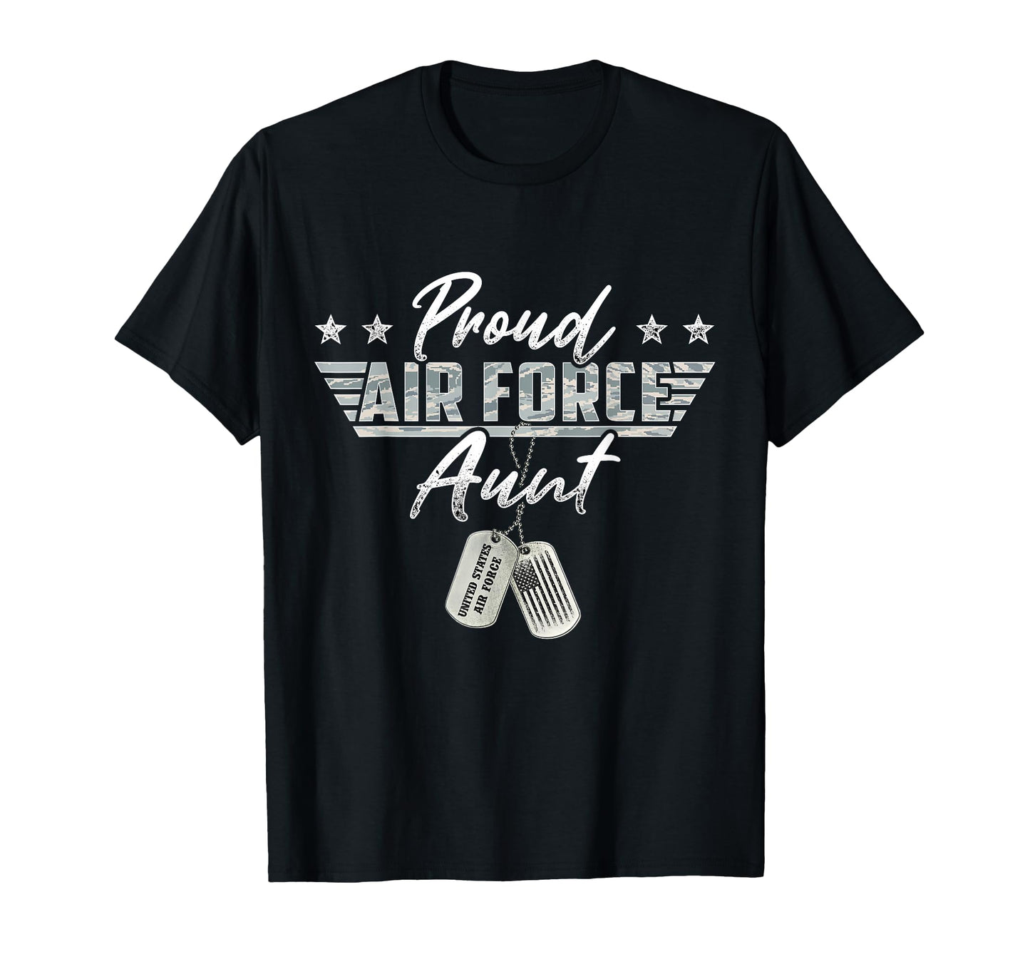 Proud Air Force Aunt Military Us T-Shirt - Aesthetic Graphic for Adults - T-Shirt, Sweatshirt, Hoodie