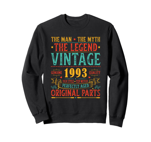 1993 T Shirts Funny 1993 Birthday Sweatshirt - Custom Art Print Men Women - T-Shirt, Sweatshirt, Hoodie