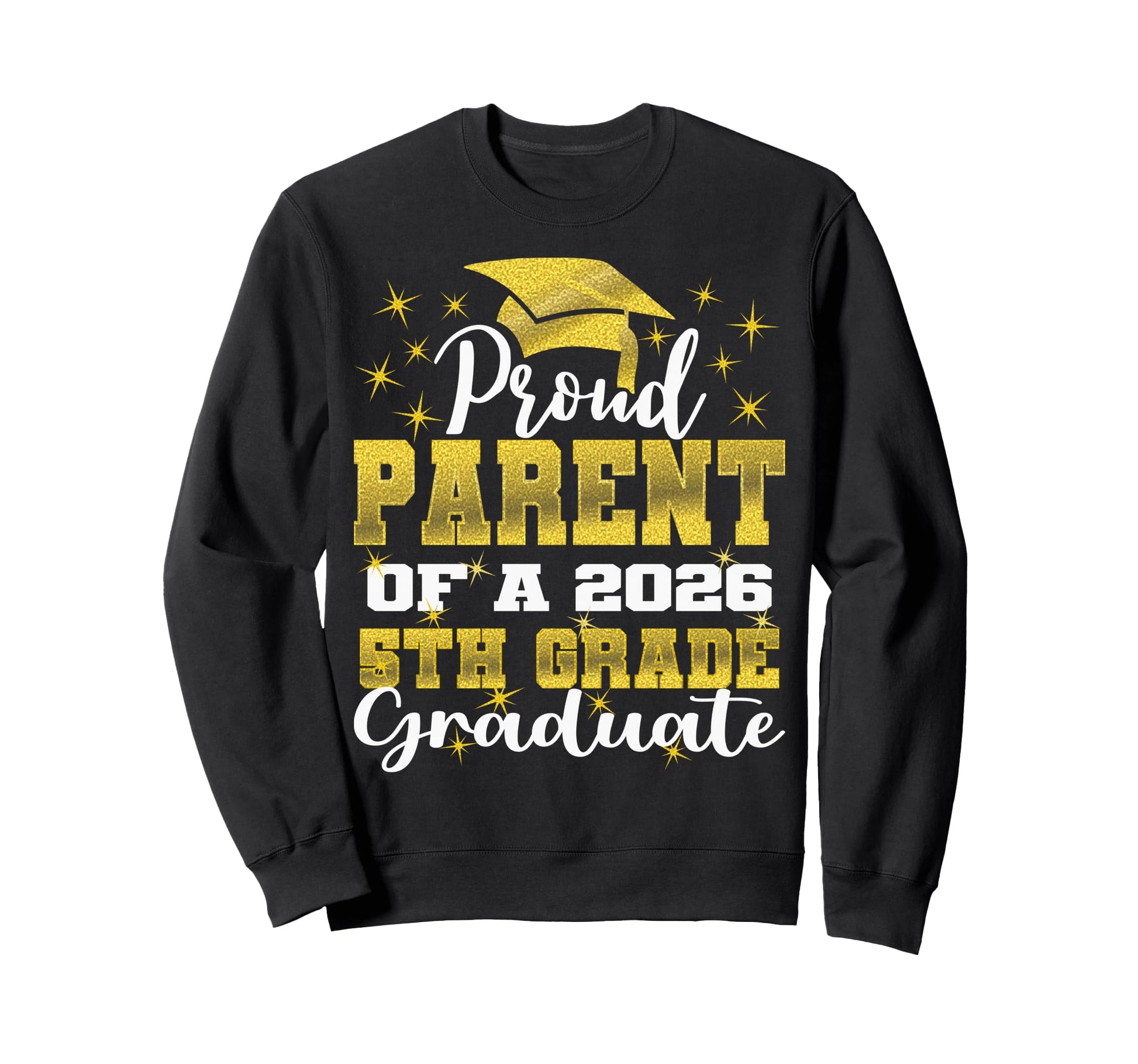 Proud Parent 5Th Grade Graduate Sweatshirt - Minimalist Print Men Women - T-Shirt, Sweatshirt, Hoodie