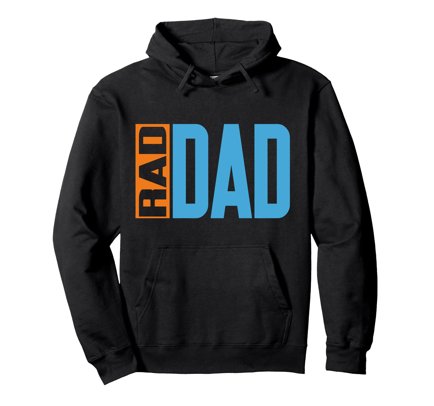 Rad Dad Rad Dad Fathers Day Hoodie - Trendy Graphic for Adults - T-Shirt, Sweatshirt, Hoodie