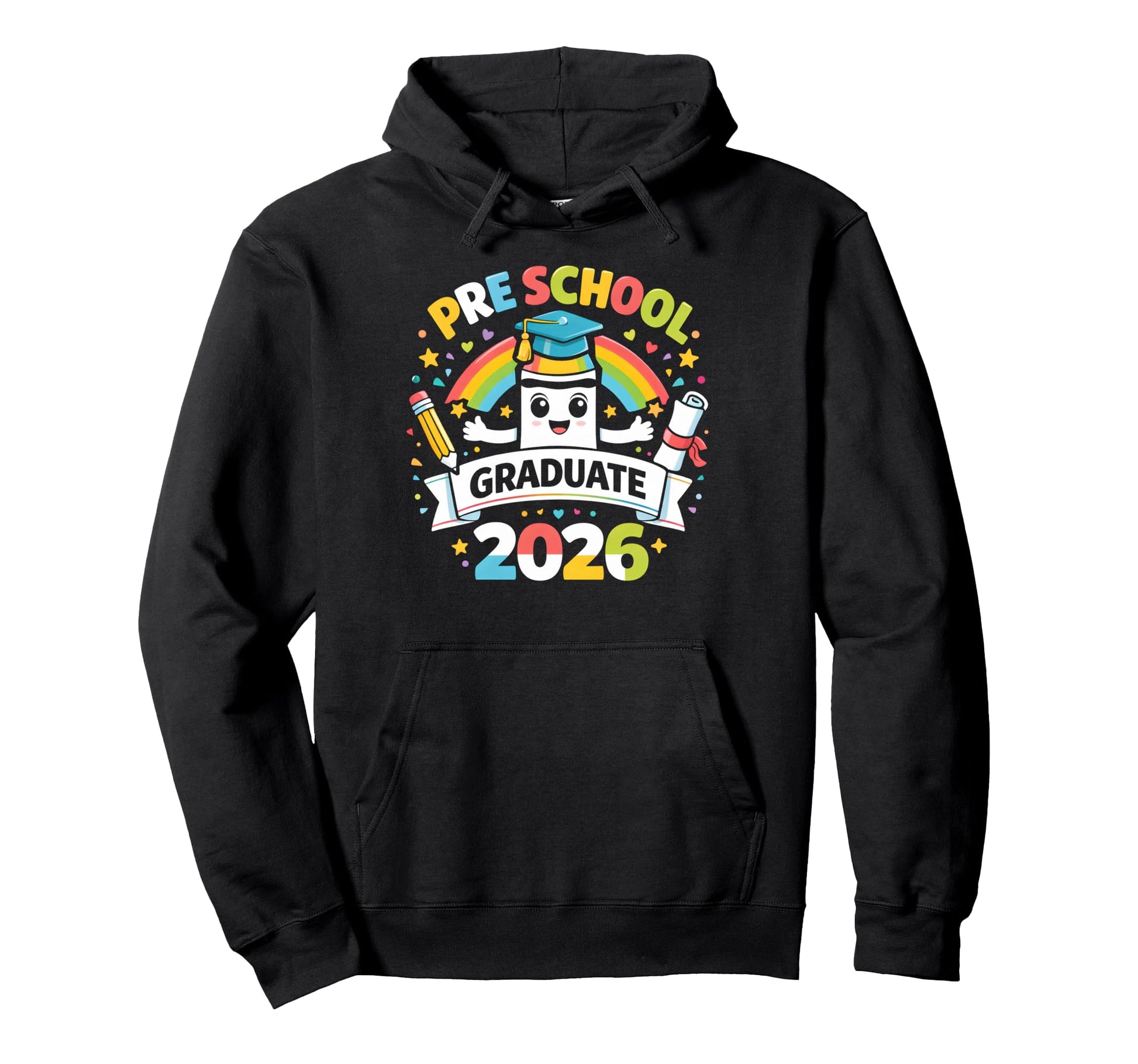 Pre School Graduation School Class 2026 Hoodie - Trendy Graphic Men Women - T-Shirt, Sweatshirt, Hoodie