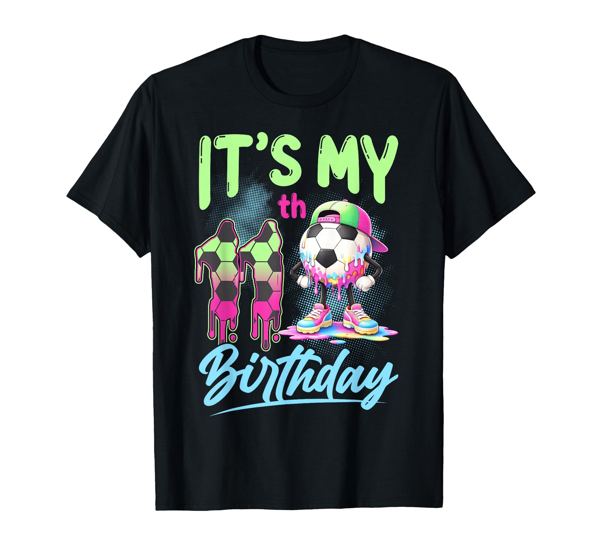 Its My 11Th Birthday Soccer Ball T-Shirt - Casual Everyday Wear for Adults - T-Shirt, Sweatshirt, Hoodie