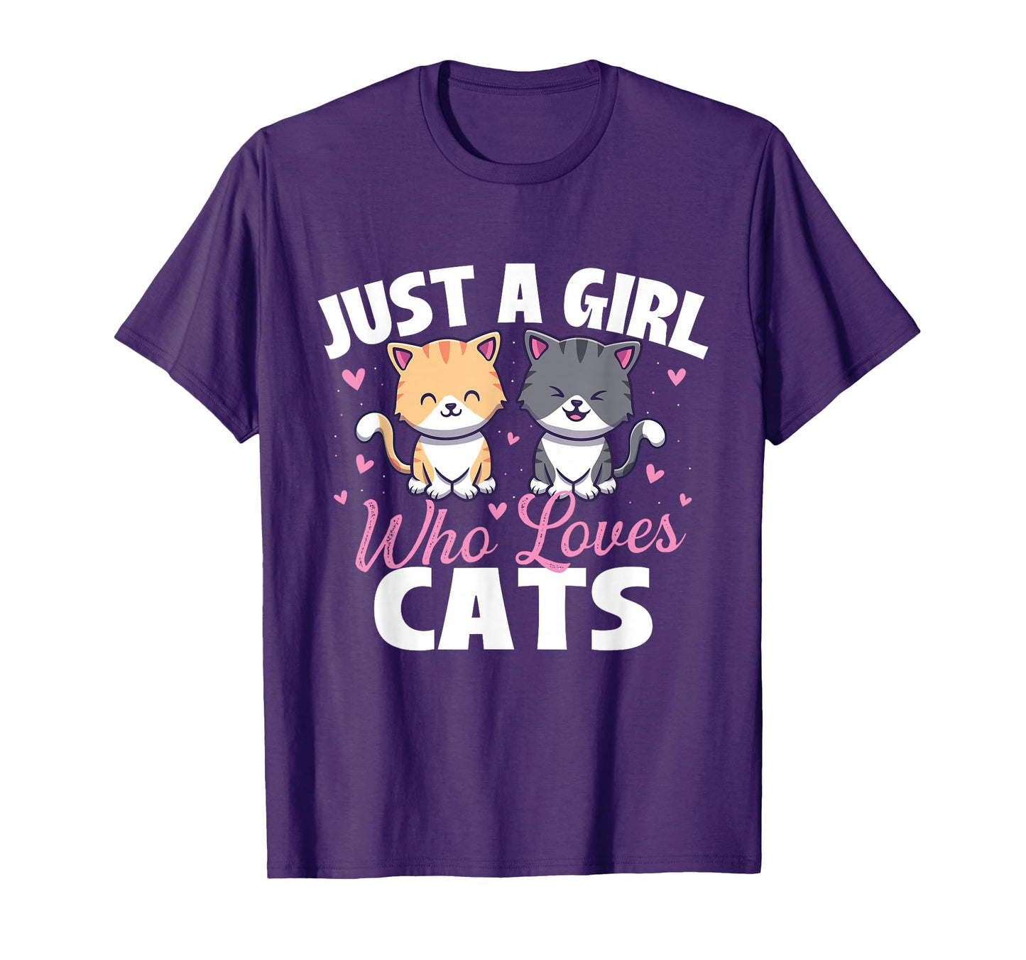 Just Who Loves Cats Cat Owner Animal T-Shirt - Novelty Apparel for Adults - T-Shirt, Sweatshirt, Hoodie