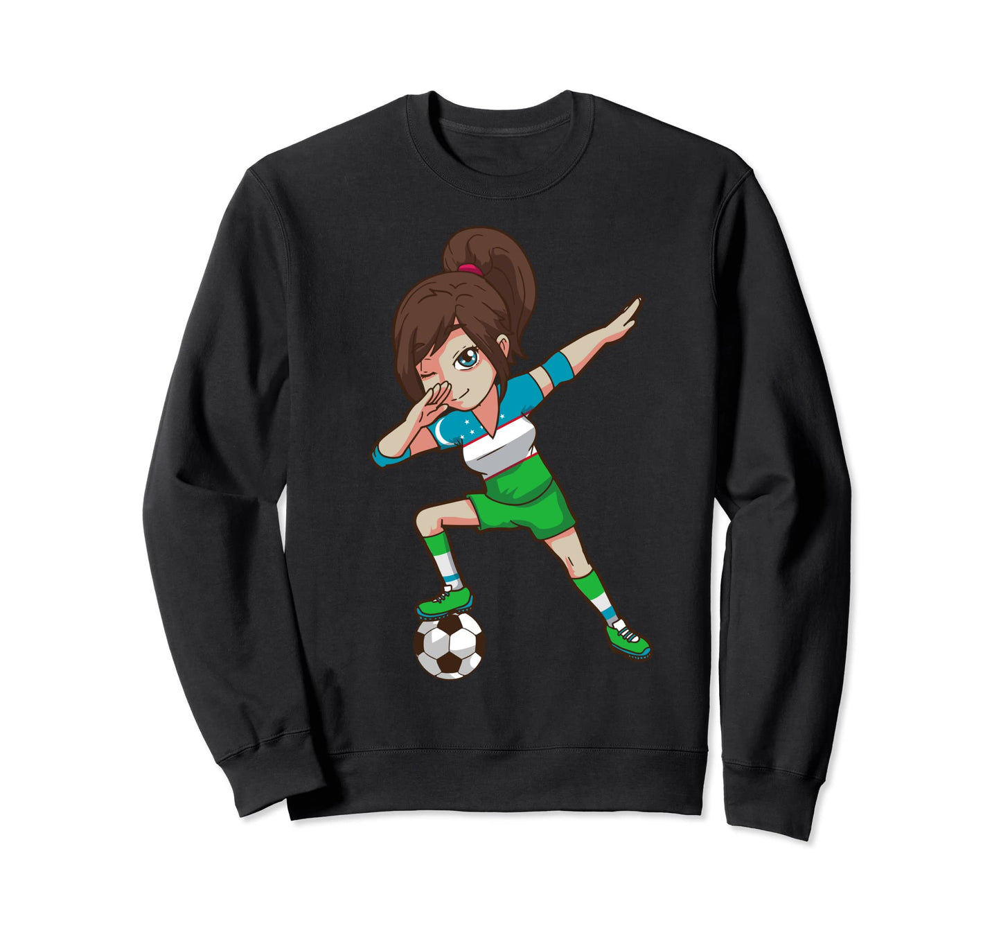 Soccer Fan Uzbekistan Flag Sweatshirt - Fun Novelty Design Unisex - T-Shirt, Sweatshirt, Hoodie