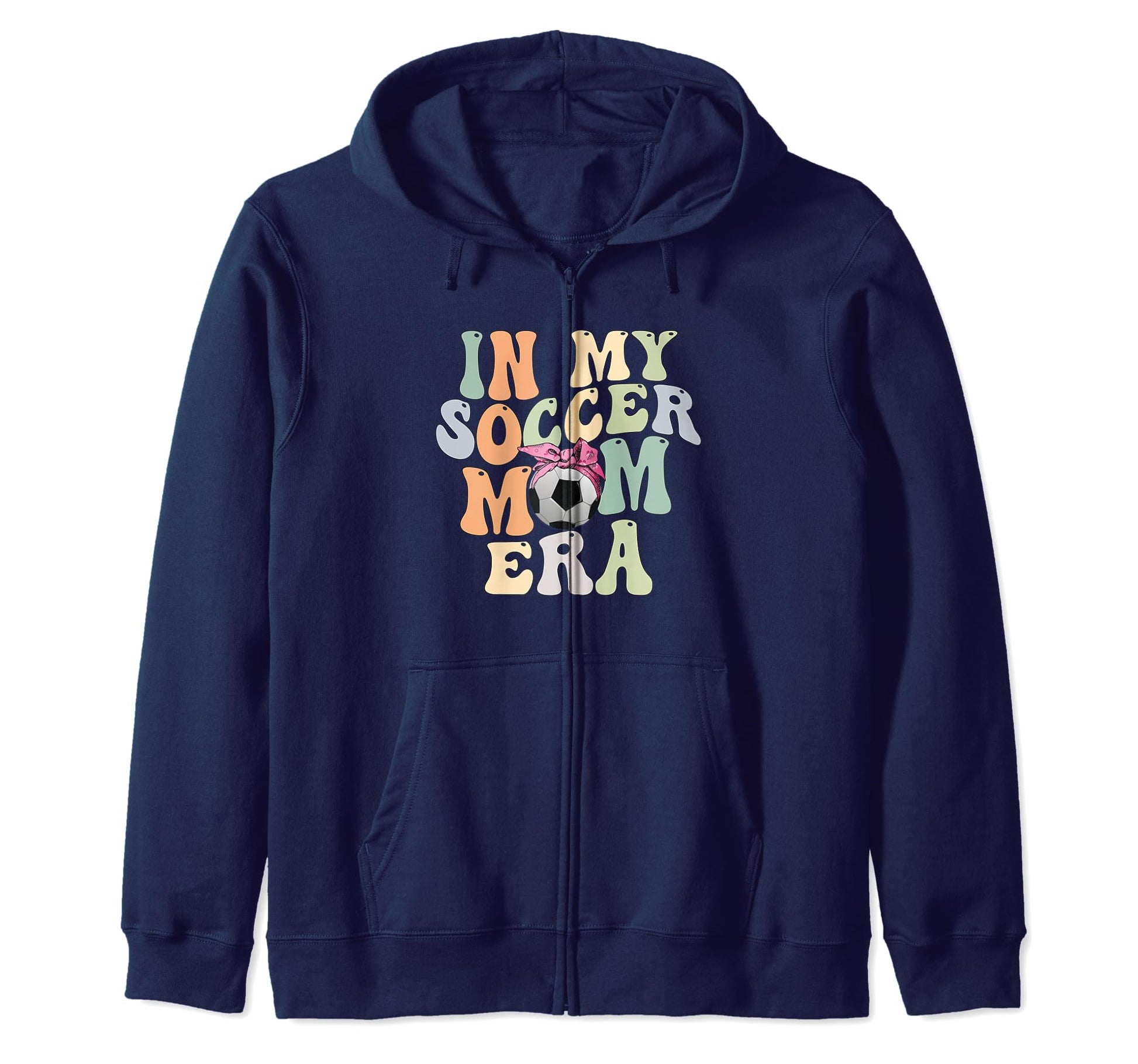 Groovy My Soccer Mom Era Hoodie - Graphic Print for Adults - T-Shirt, Sweatshirt, Hoodie