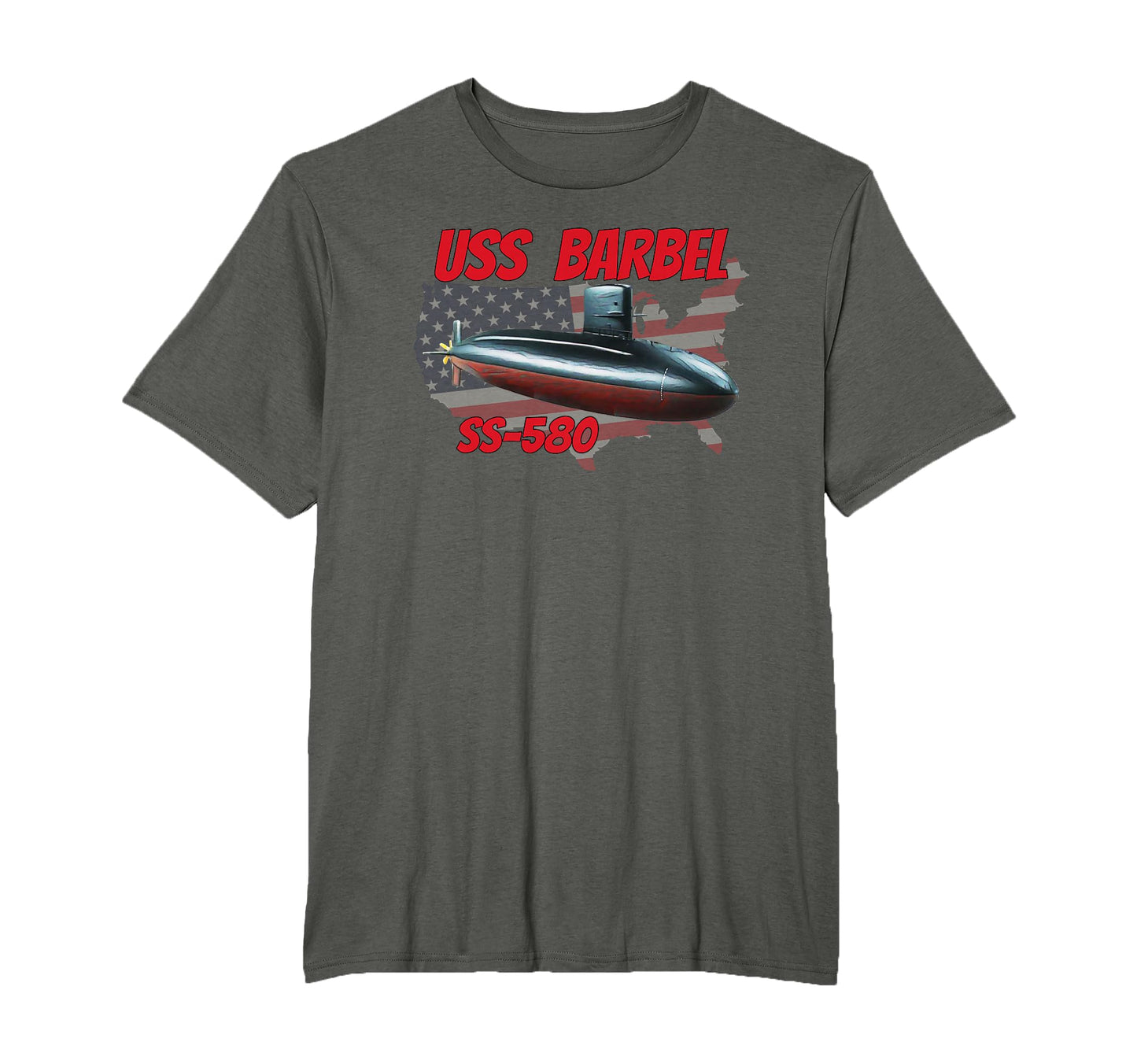 Uss Barbel Ss 580 Submarine Veterans T-Shirt - Fun Novelty Design Unisex - T-Shirt, Sweatshirt, Hoodie