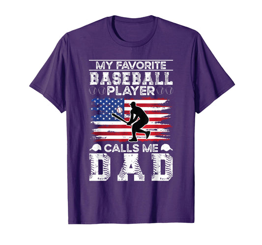 Baseball Dad T-Shirt - Graphic Print Unisex - T-Shirt, Sweatshirt, Hoodie