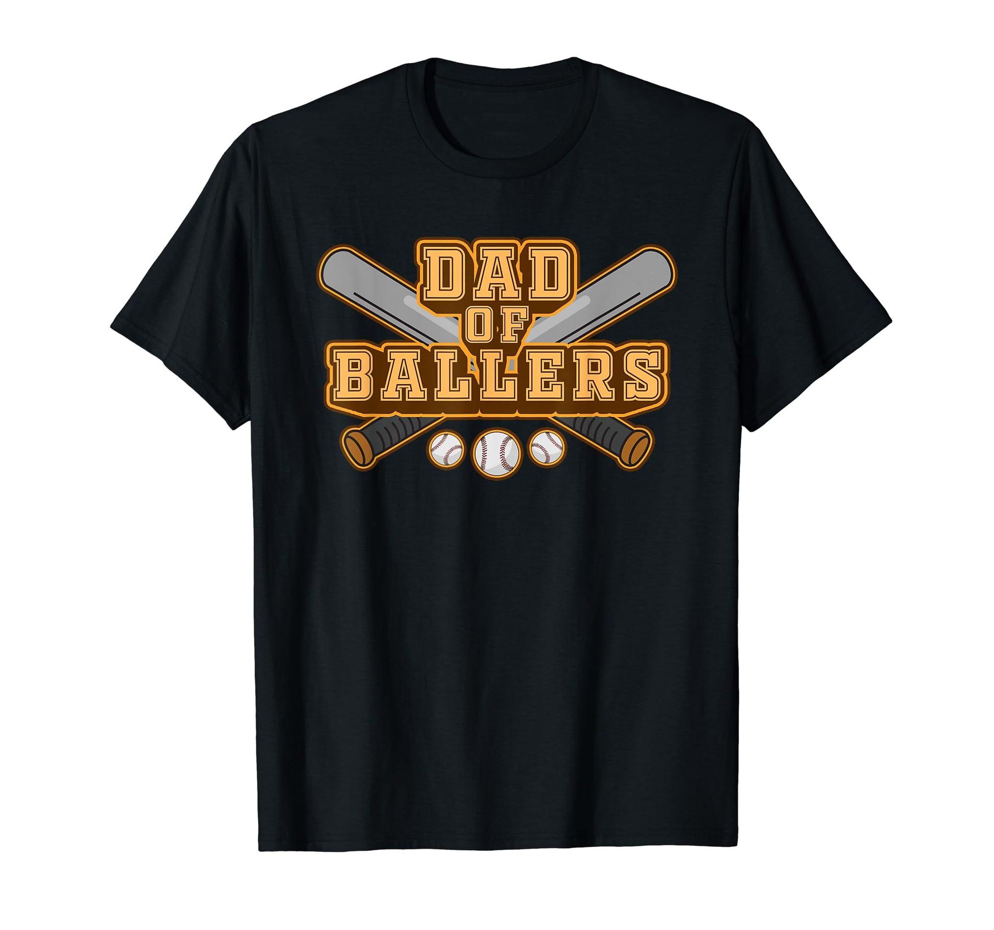Dad Ballers Funny Baseball Softball T-Shirt - Trendy Graphic Men Women - T-Shirt, Sweatshirt, Hoodie