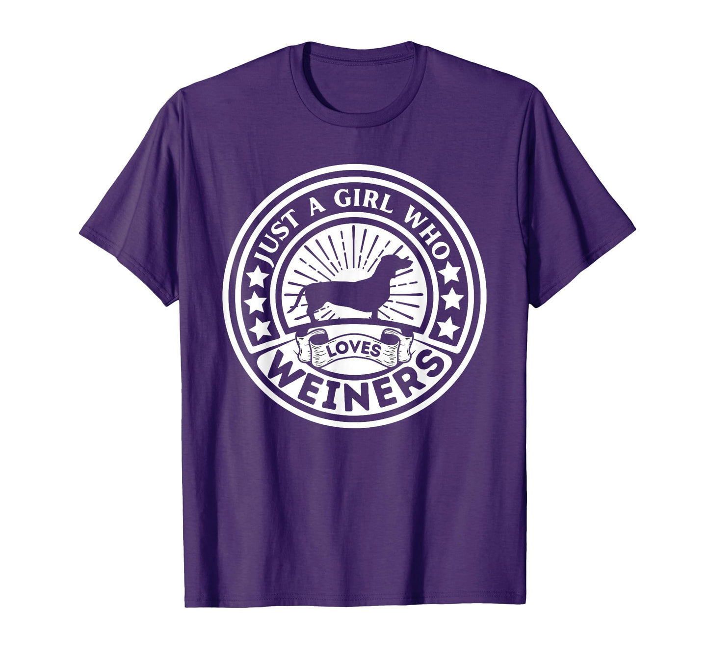 Weiner Dog Owner Just Who Loves Weiners T-Shirt - Aesthetic Graphic Unisex - T-Shirt, Sweatshirt, Hoodie