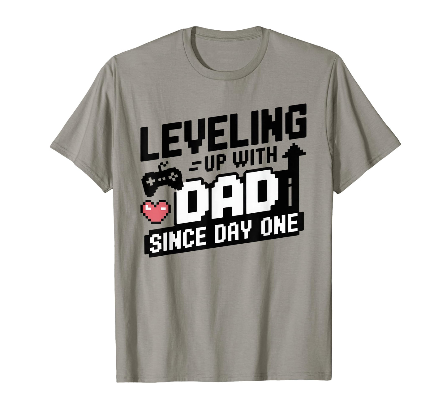 Leveling Up Dad Gamer Family Daddy Son T-Shirt - Aesthetic Graphic Unisex - T-Shirt, Sweatshirt, Hoodie