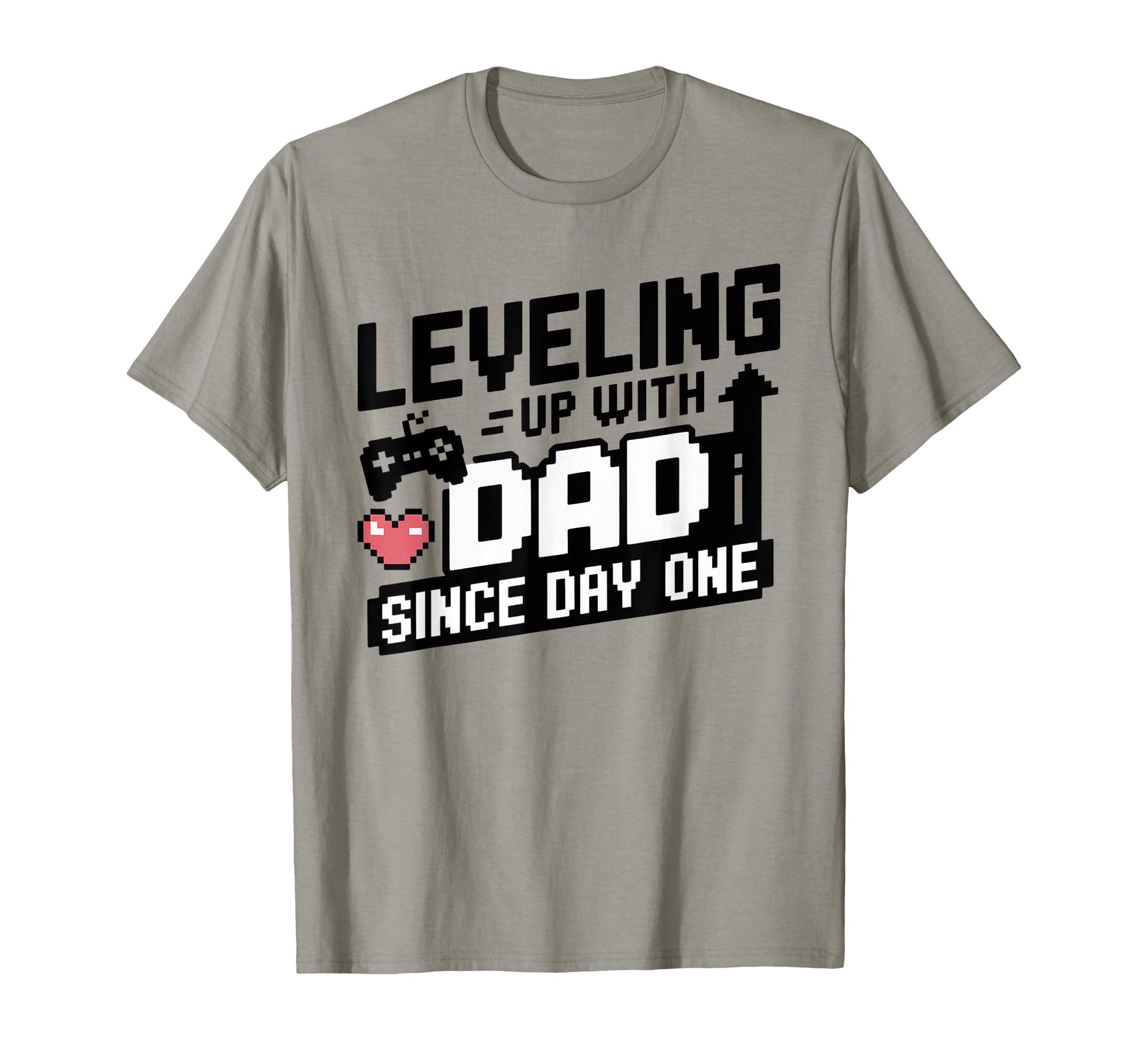 Leveling Up Dad Gamer Family Daddy Son T-Shirt - Aesthetic Graphic Unisex - T-Shirt, Sweatshirt, Hoodie