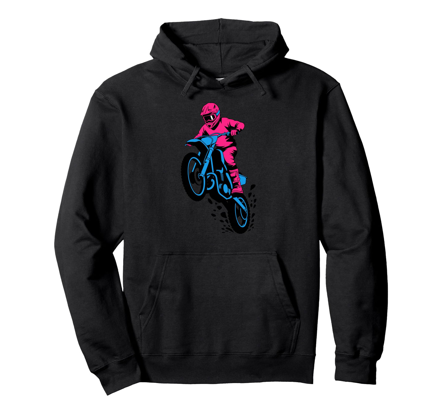 Motocross Braap Dad Loves Riding His Off Hoodie - Graphic Print Men Women - T-Shirt, Sweatshirt, Hoodie