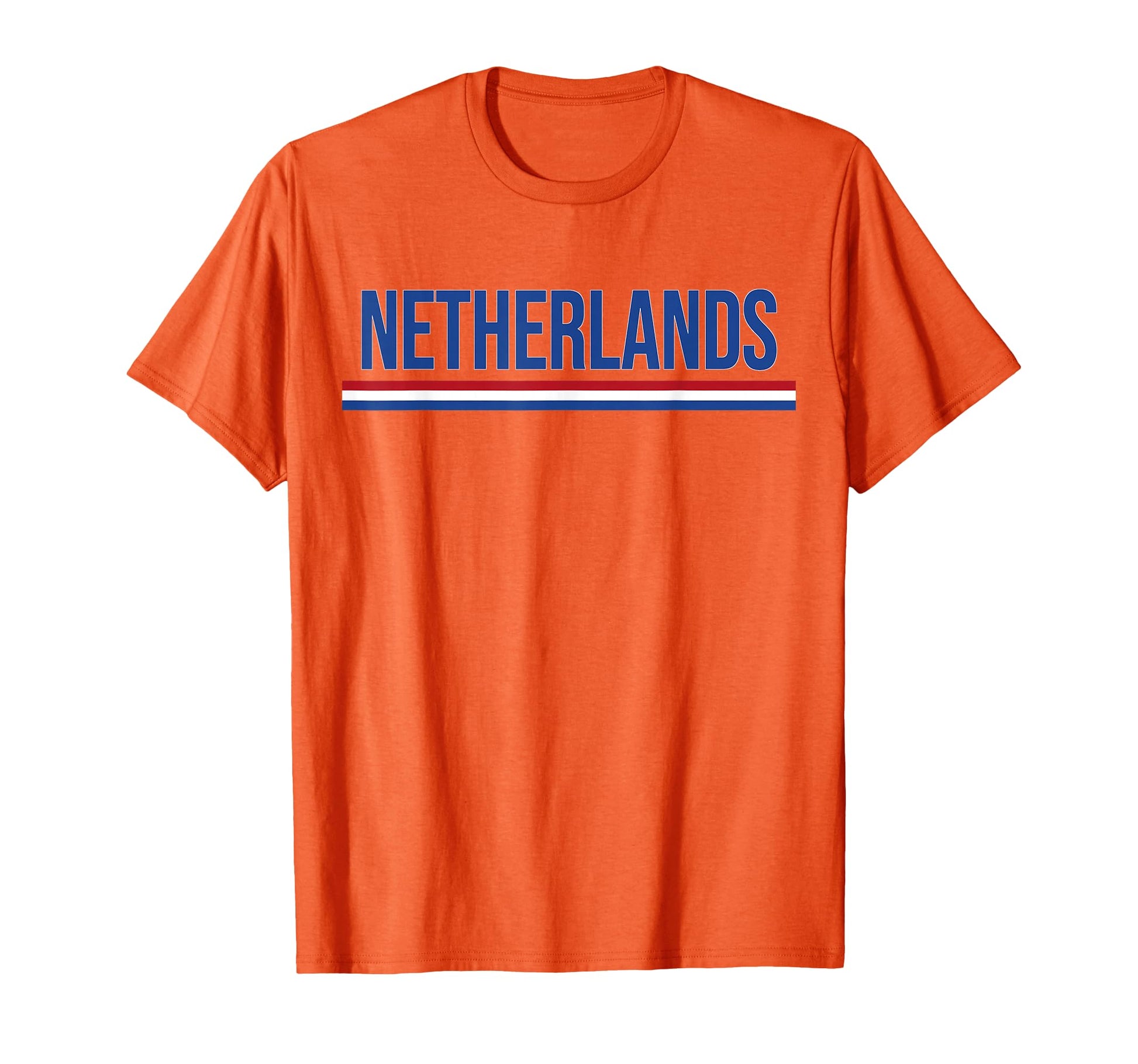 Netherlands Flag Band Nederland T-Shirt - Casual Everyday Wear for Adults - T-Shirt, Sweatshirt, Hoodie