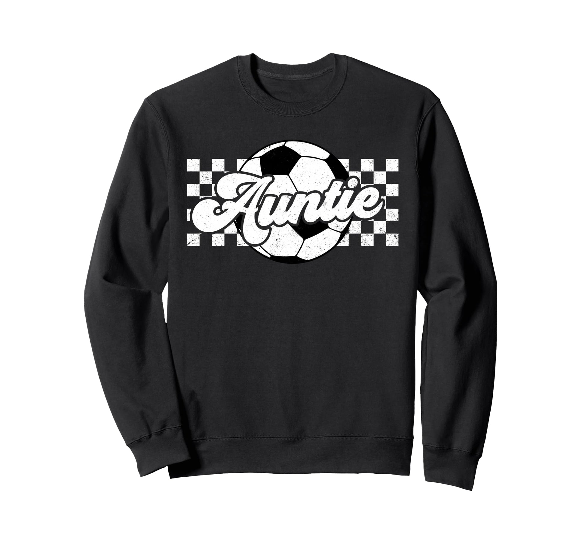 Soccer Auntie Aunt Lover Family Sweatshirt - Trendy Graphic for Adults - T-Shirt, Sweatshirt, Hoodie