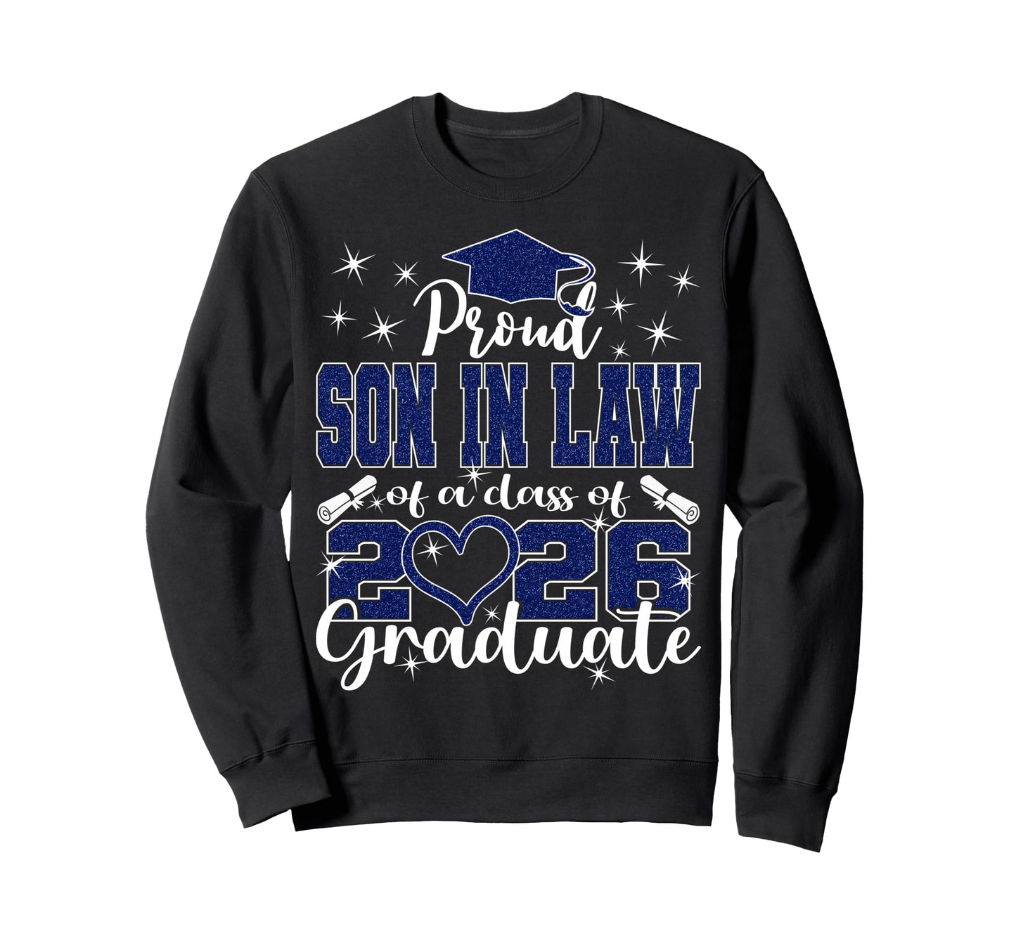 Super Proud Son Law 2026 Sweatshirt - Aesthetic Graphic for Adults - T-Shirt, Sweatshirt, Hoodie