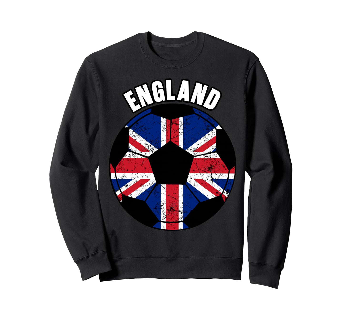 England Football Fan Soccer Sweatshirt - Fun Novelty Design for Adults - T-Shirt, Sweatshirt, Hoodie