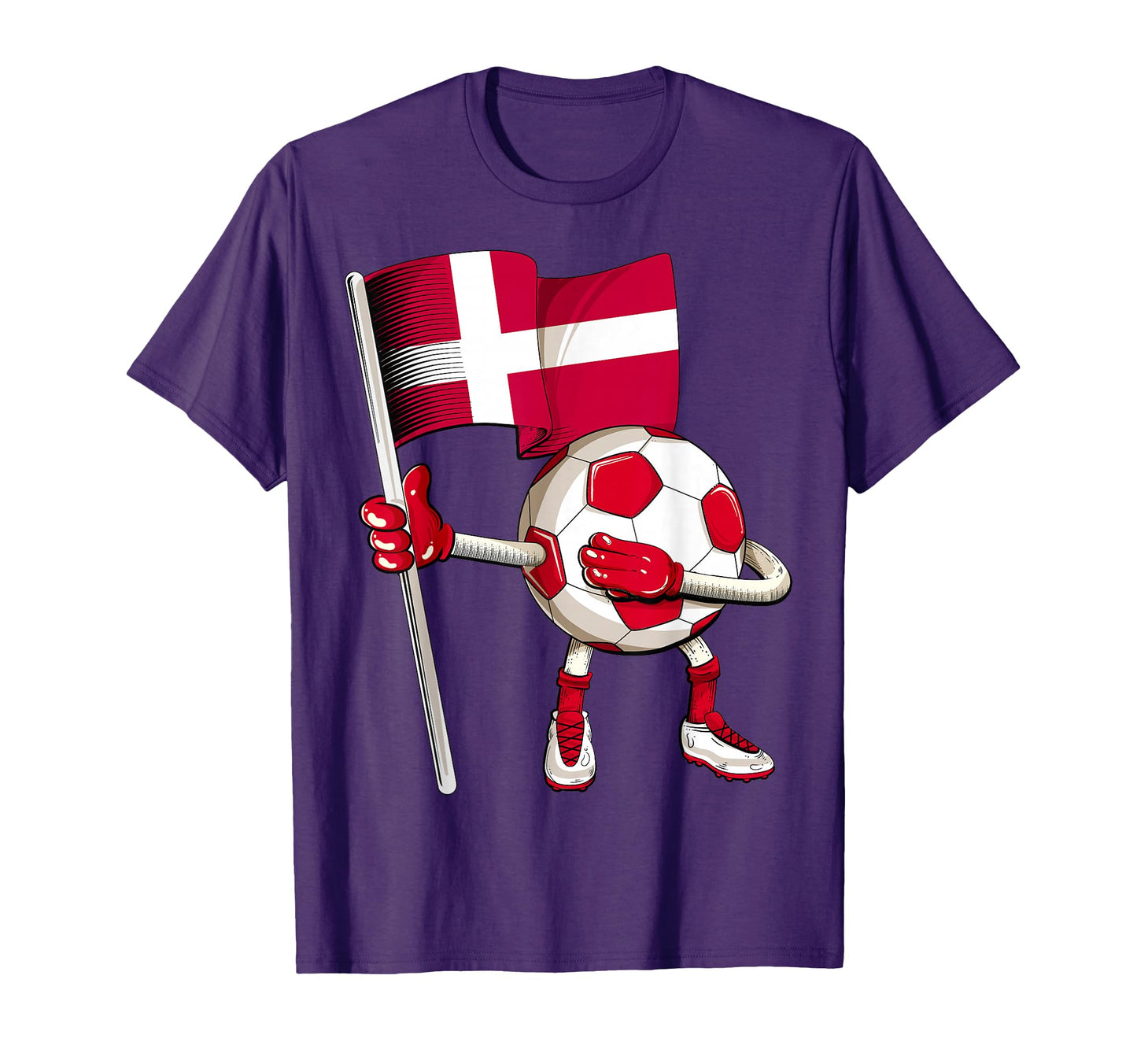 Denmark Soccer Jersey Danish Flag T-Shirt - Trendy Graphic Men Women - T-Shirt, Sweatshirt, Hoodie