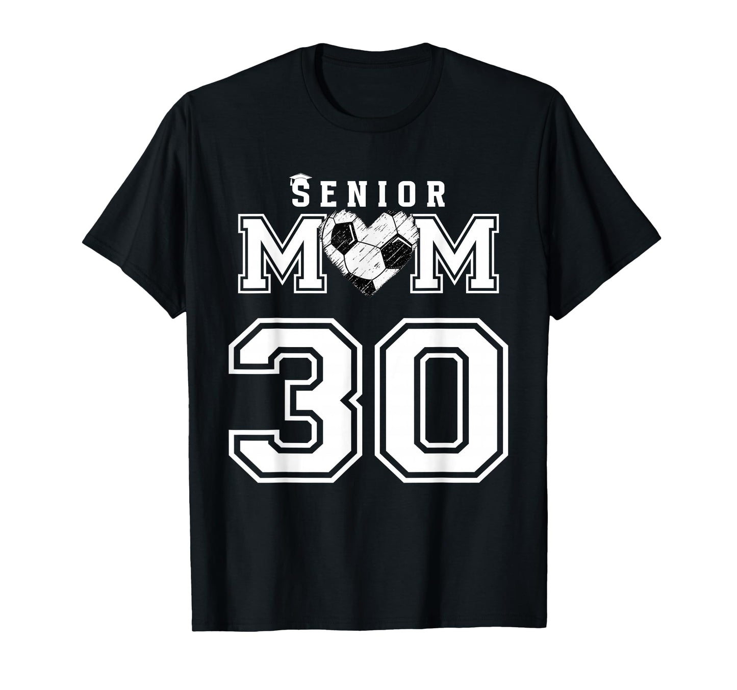 Proud Senior Soccer Mom Custom Jersey T-Shirt - Trendy Graphic for Adults - T-Shirt, Sweatshirt, Hoodie