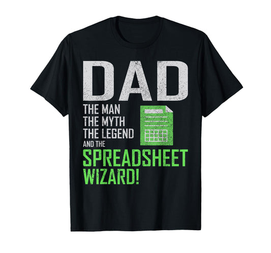 Accountant Dad Legendary Father And T-Shirt - Unique Graphic Unisex - T-Shirt, Sweatshirt, Hoodie