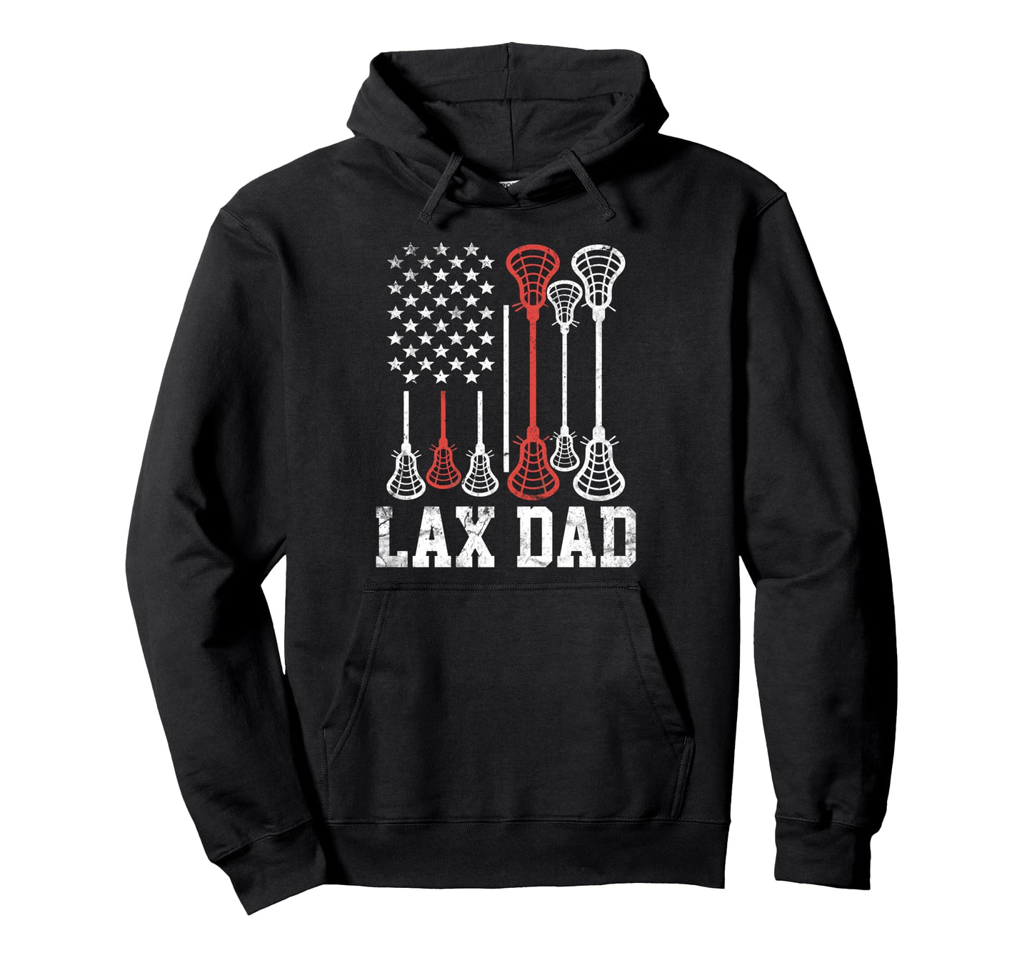Lacrosse Dad Lax Dad Lacrosse Legend Hoodie - Minimalist Print Unisex - T-Shirt, Sweatshirt, Hoodie