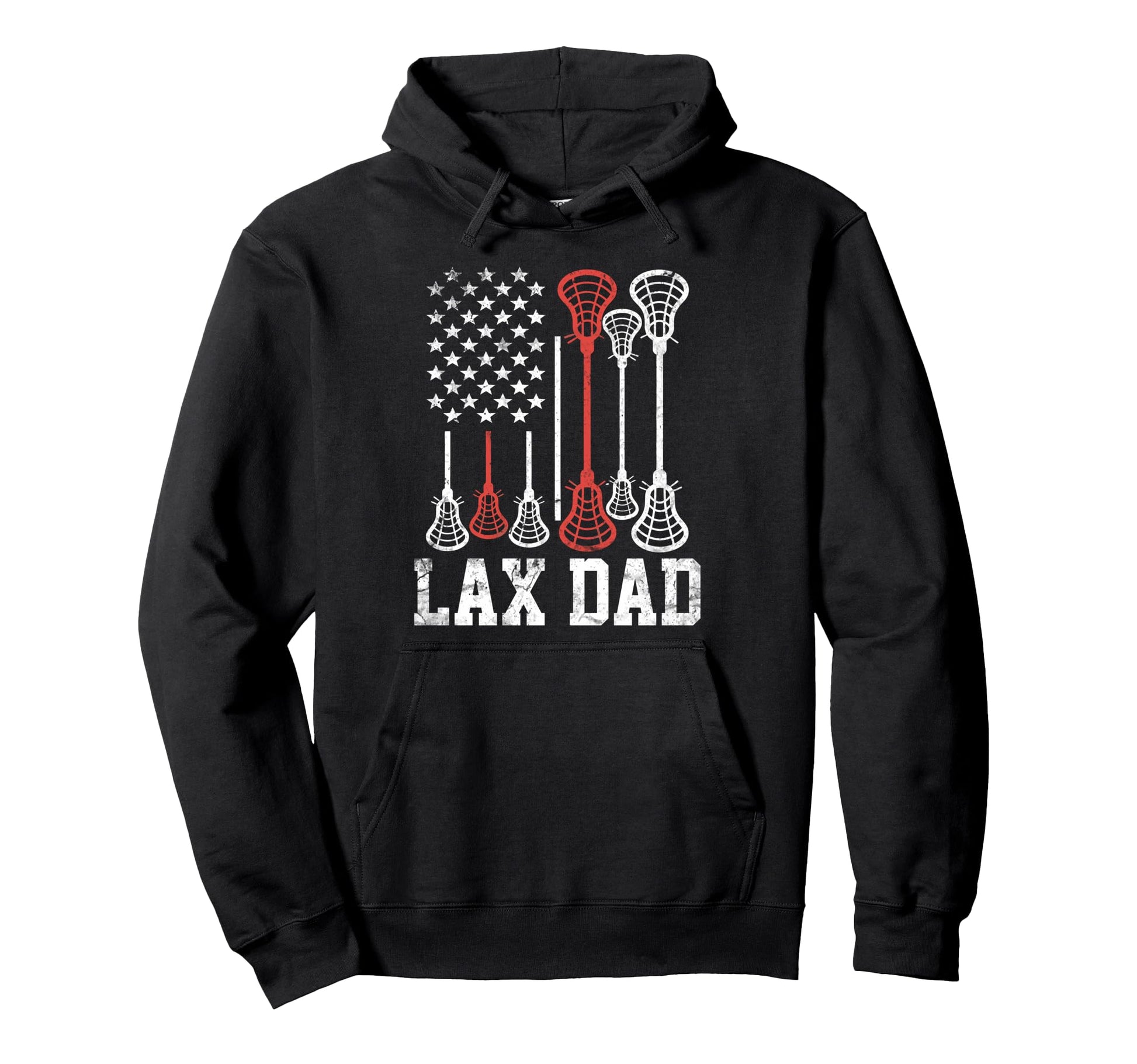 Lacrosse Dad Lax Dad Lacrosse Legend Hoodie - Minimalist Print Unisex - T-Shirt, Sweatshirt, Hoodie