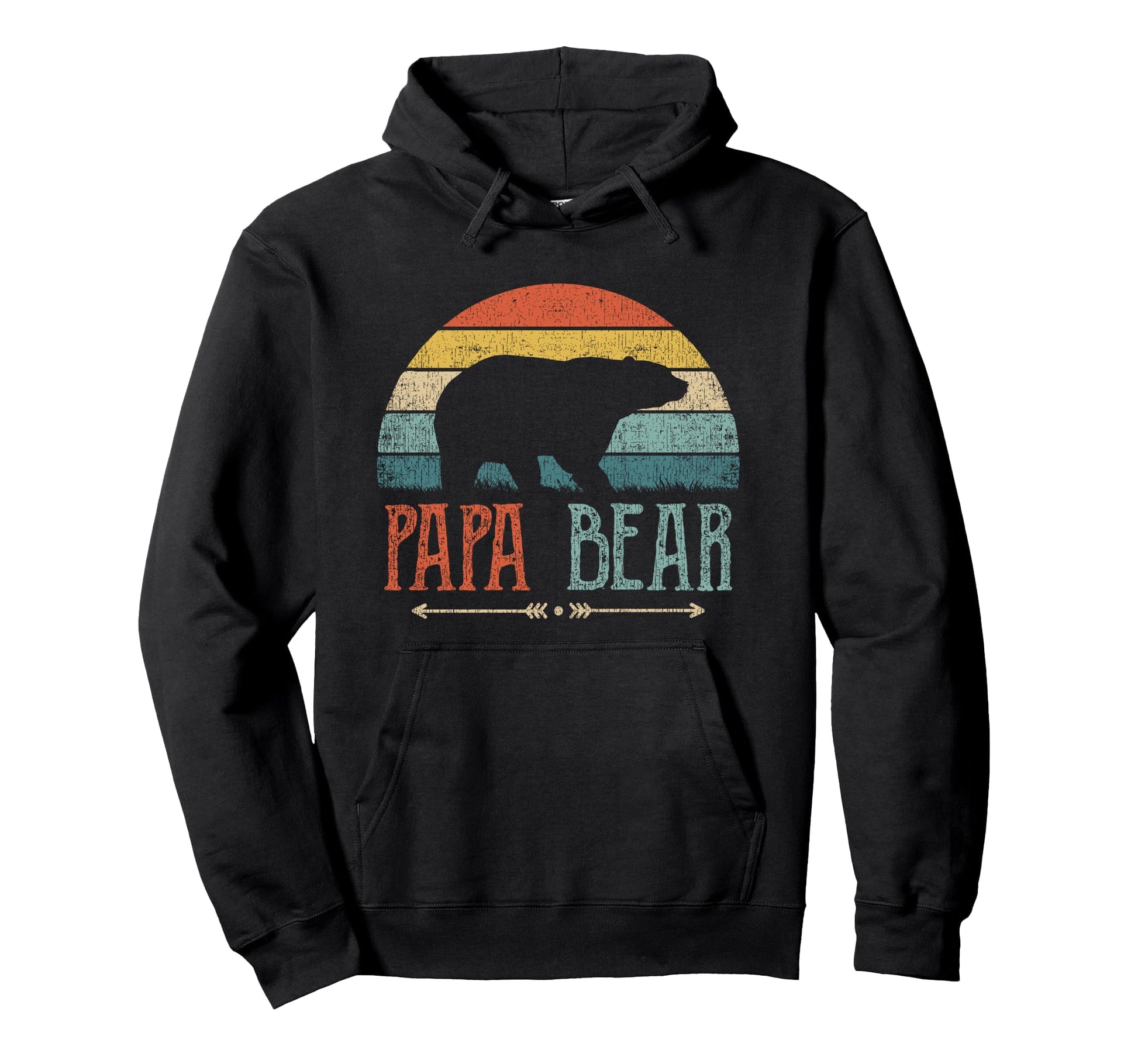 Dad Bear Father Gift Fathers Day Dad Hoodie - Custom Art Print Men Women - T-Shirt, Sweatshirt, Hoodie
