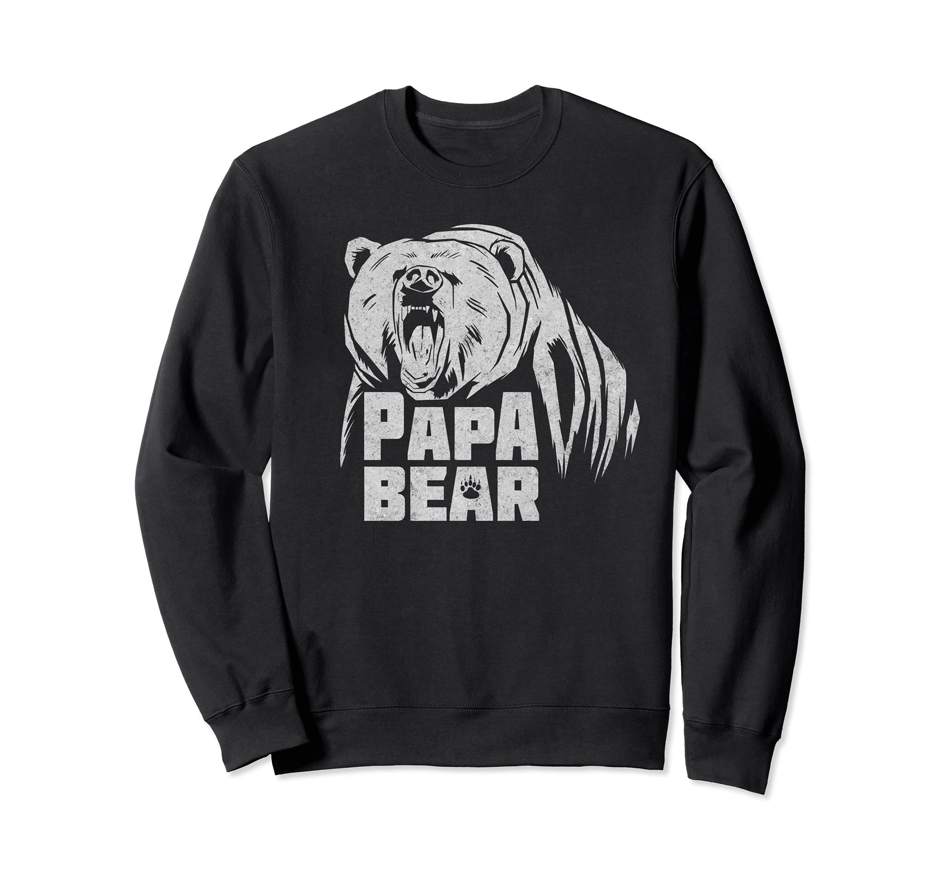 Papa Bear Daddy Father Roaring Sweatshirt - Graphic Print Men Women - T-Shirt, Sweatshirt, Hoodie