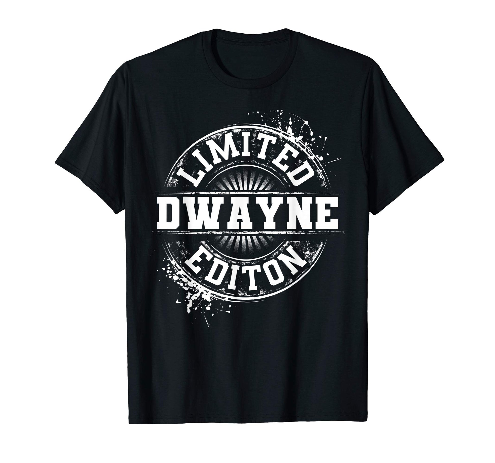 Dwayne Funny Personalized Name Joke T-Shirt - Minimalist Print for Adults - T-Shirt, Sweatshirt, Hoodie