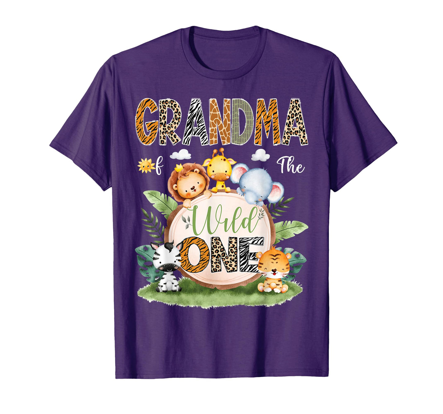 Grandma Wild One Funny 1St Birthday T-Shirt - Custom Art Print for Adults - T-Shirt, Sweatshirt, Hoodie