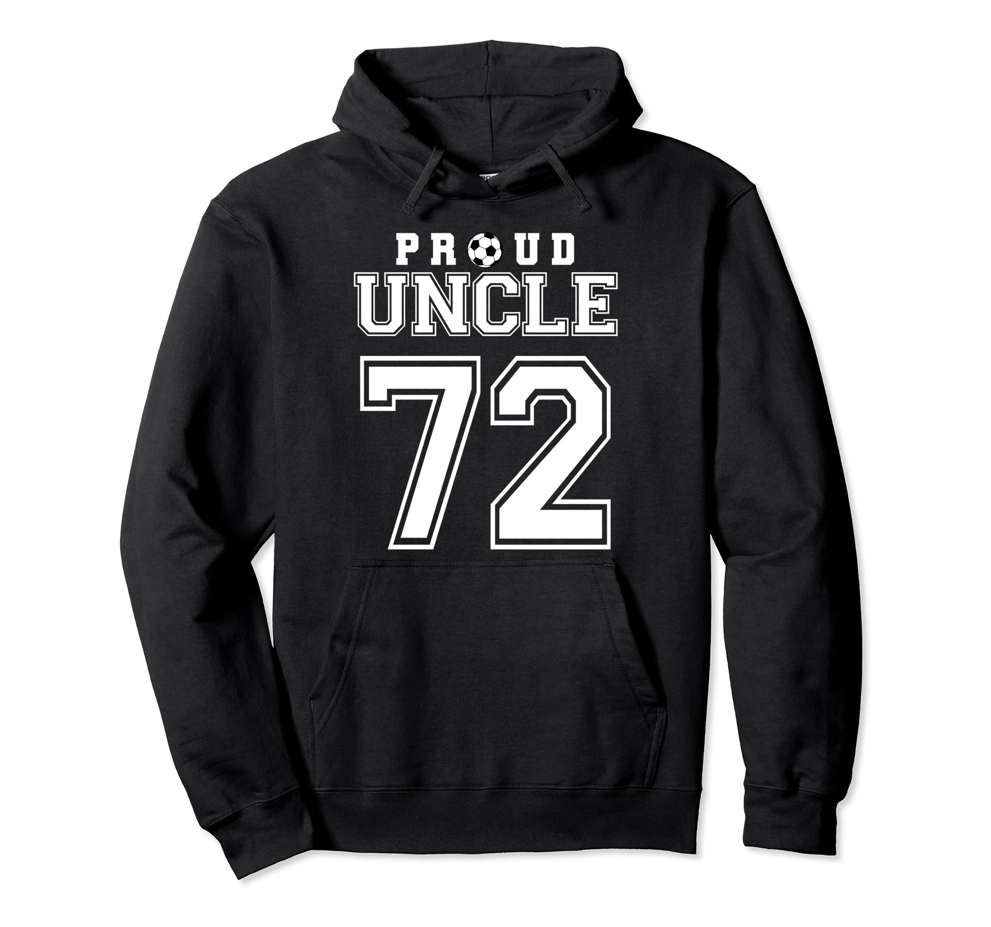 Number 72 Custom Proud Soccer Futbol Hoodie - Graphic Print Men Women - T-Shirt, Sweatshirt, Hoodie