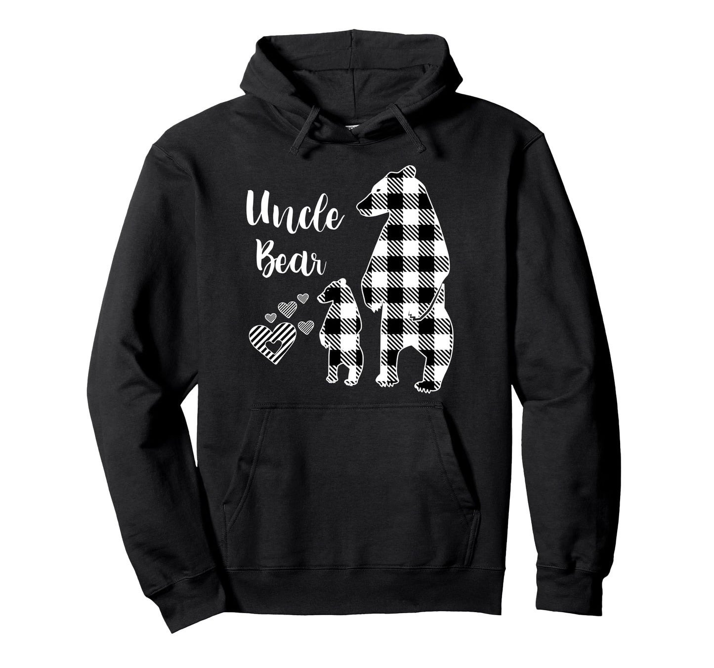 Uncle Bear Little Bear Grey Buffalo Hoodie - Casual Everyday Wear Unisex - T-Shirt, Sweatshirt, Hoodie