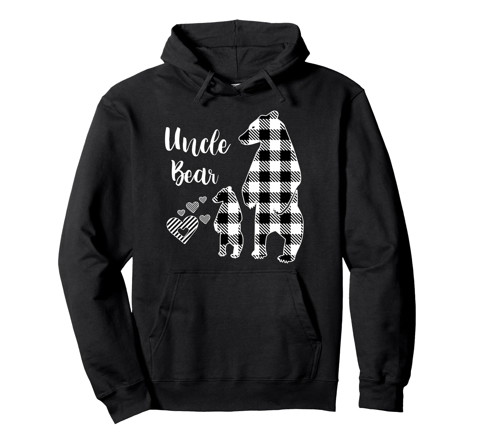 Uncle Bear Little Bear Grey Buffalo Hoodie - Casual Everyday Wear Unisex - T-Shirt, Sweatshirt, Hoodie