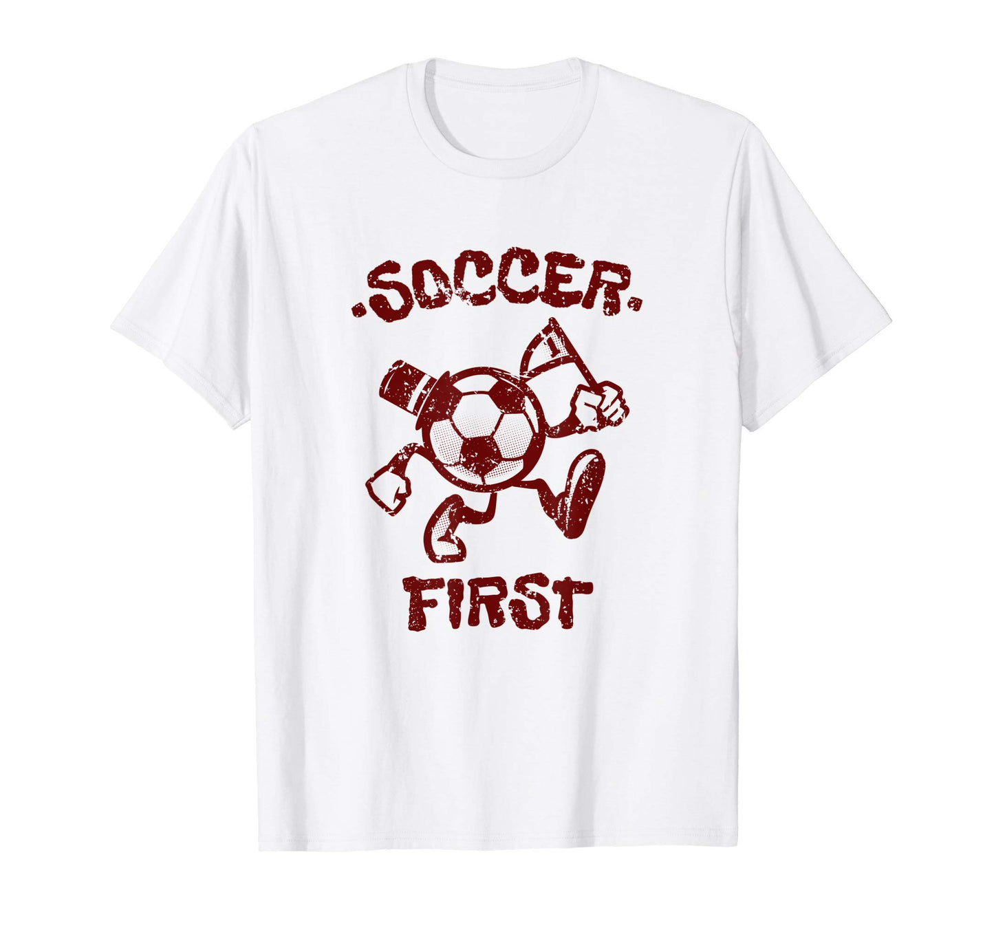 Soccer First Passionate Soccer T-Shirt - Novelty Apparel Unisex - T-Shirt, Sweatshirt, Hoodie