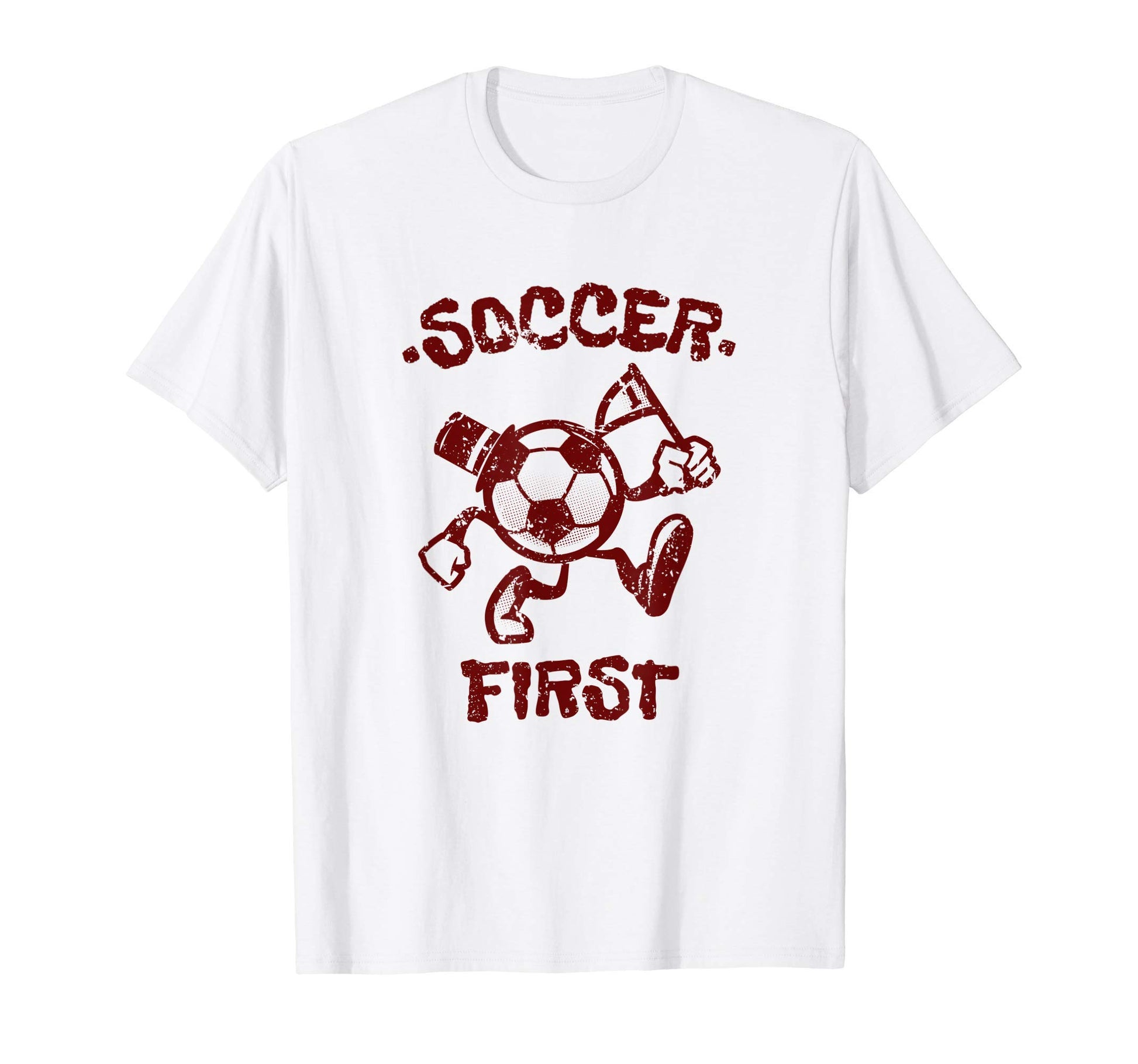 Soccer First Passionate Soccer T-Shirt - Novelty Apparel Unisex - T-Shirt, Sweatshirt, Hoodie